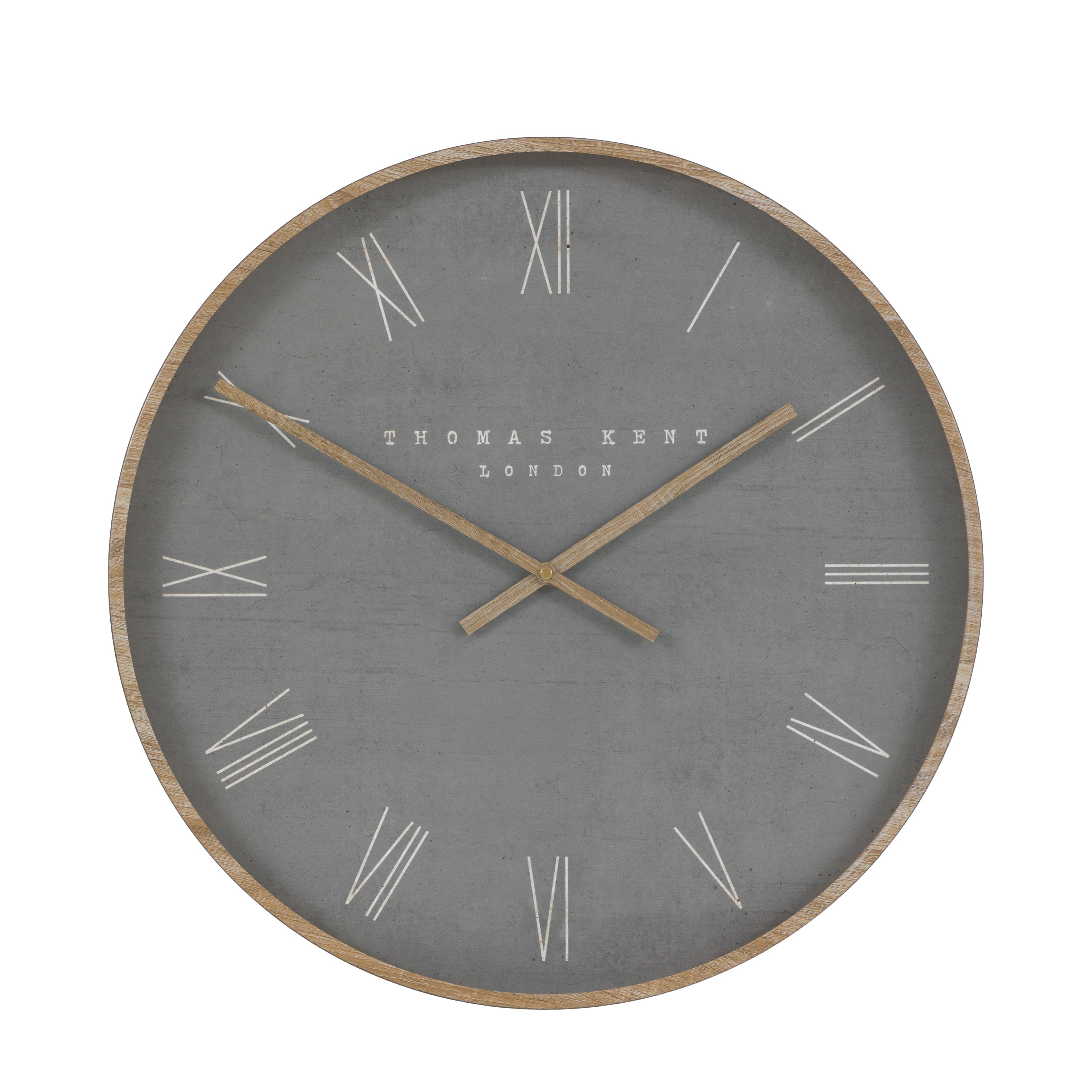 Nordic Wall Clock Cement 21in