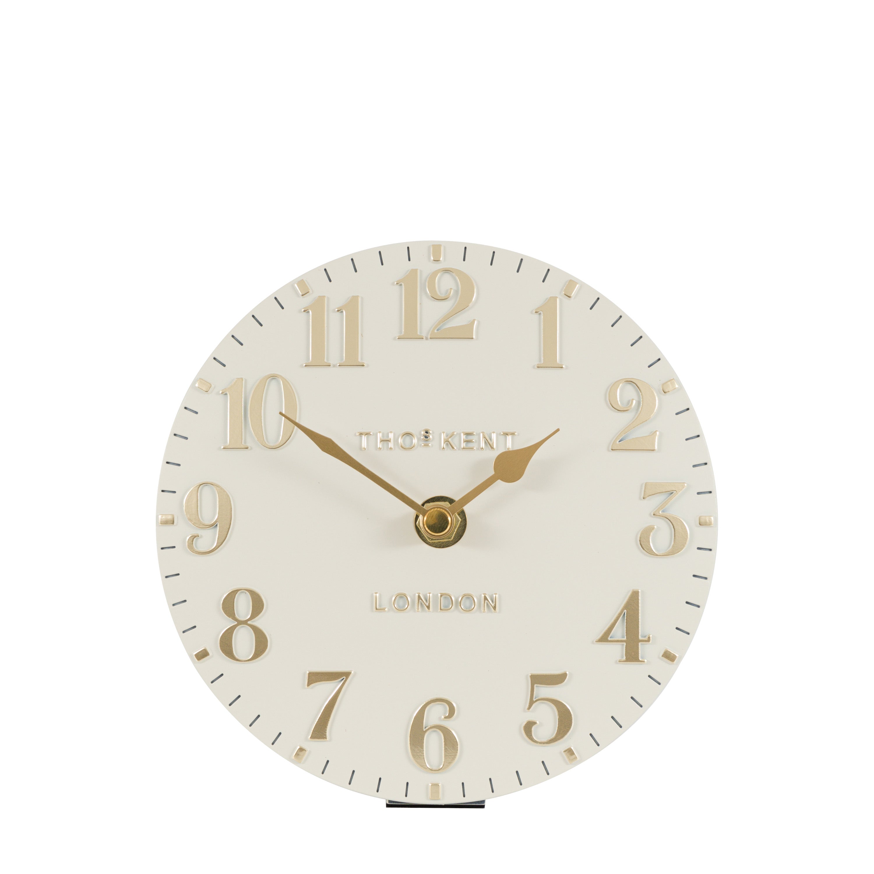 Arabic Mantel Clock Oatmeal 6in