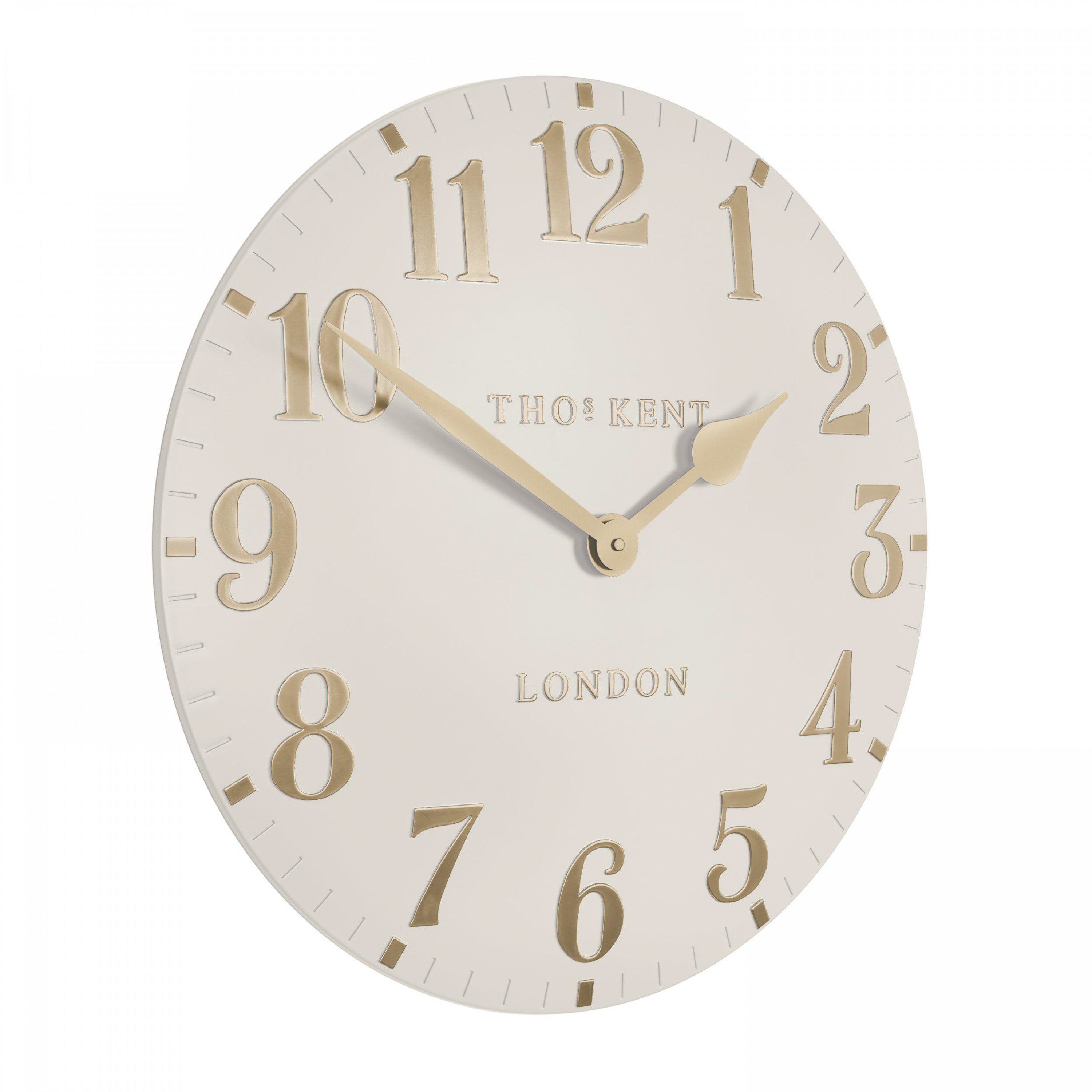 Arabic Wall Clock Oatmeal 20in