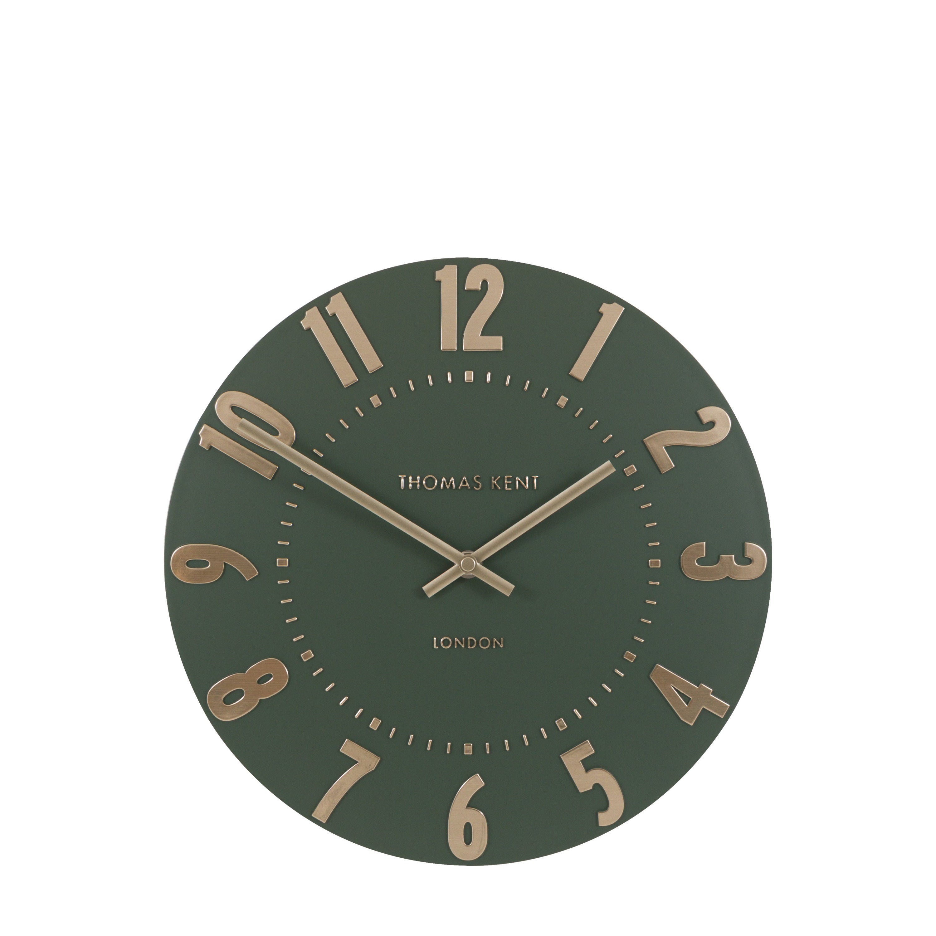 Mulberry Wall Clock Olive Green 12in