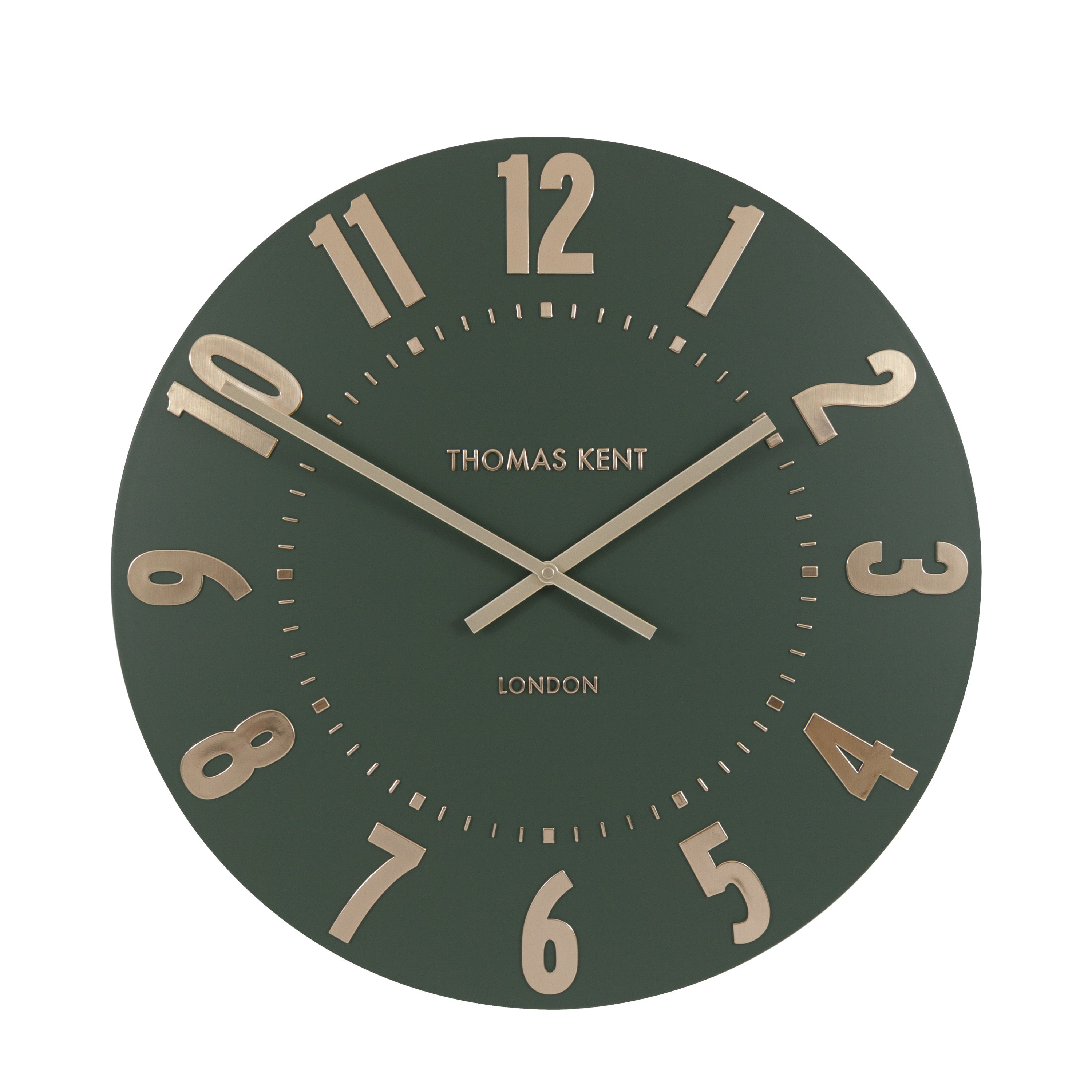 Mulberry Wall Clock Olive Green 20in