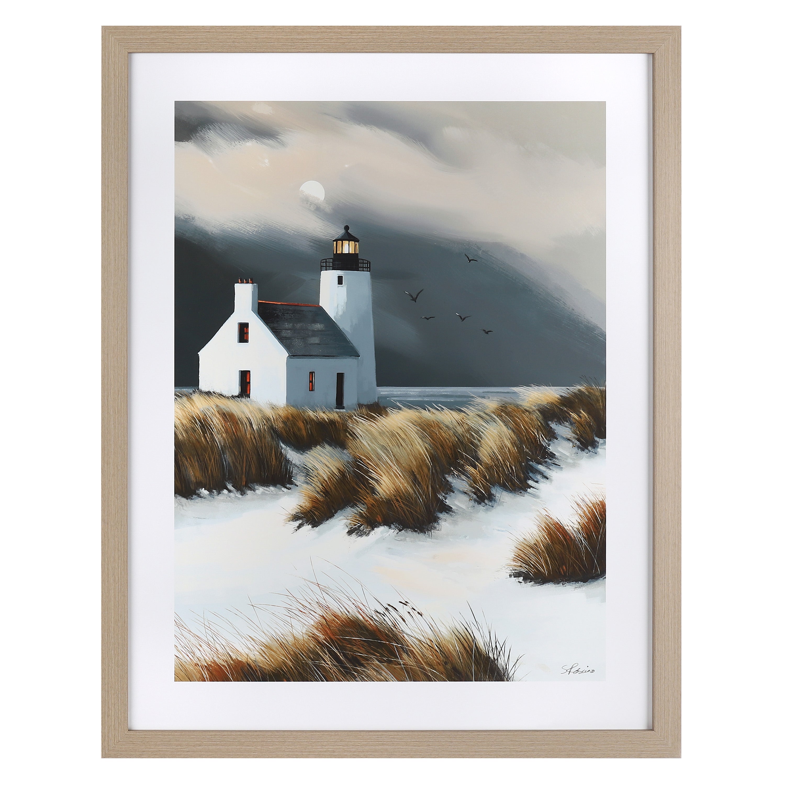 Beyond the Dunes Framed Art