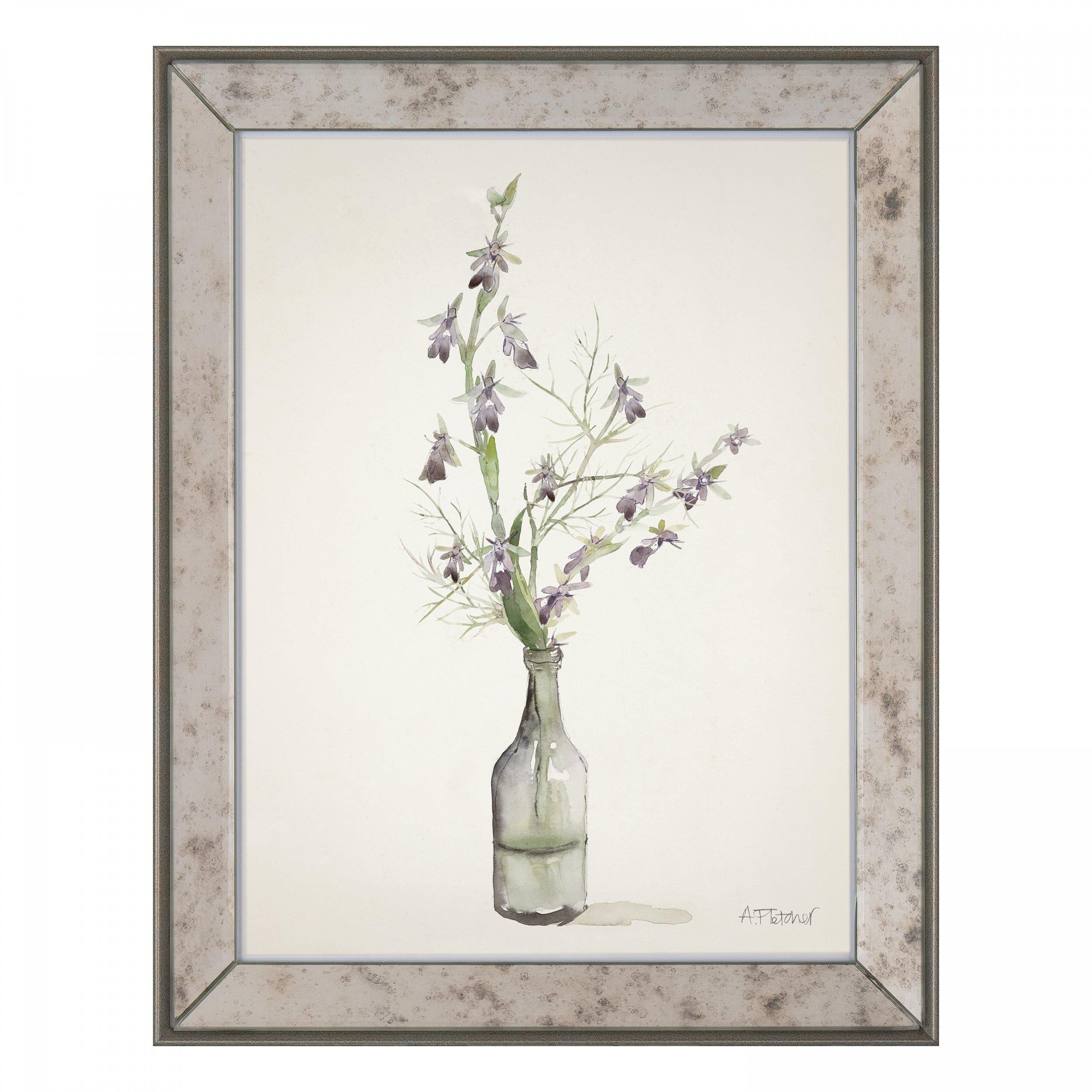 Amethyst Orchids Framed Art