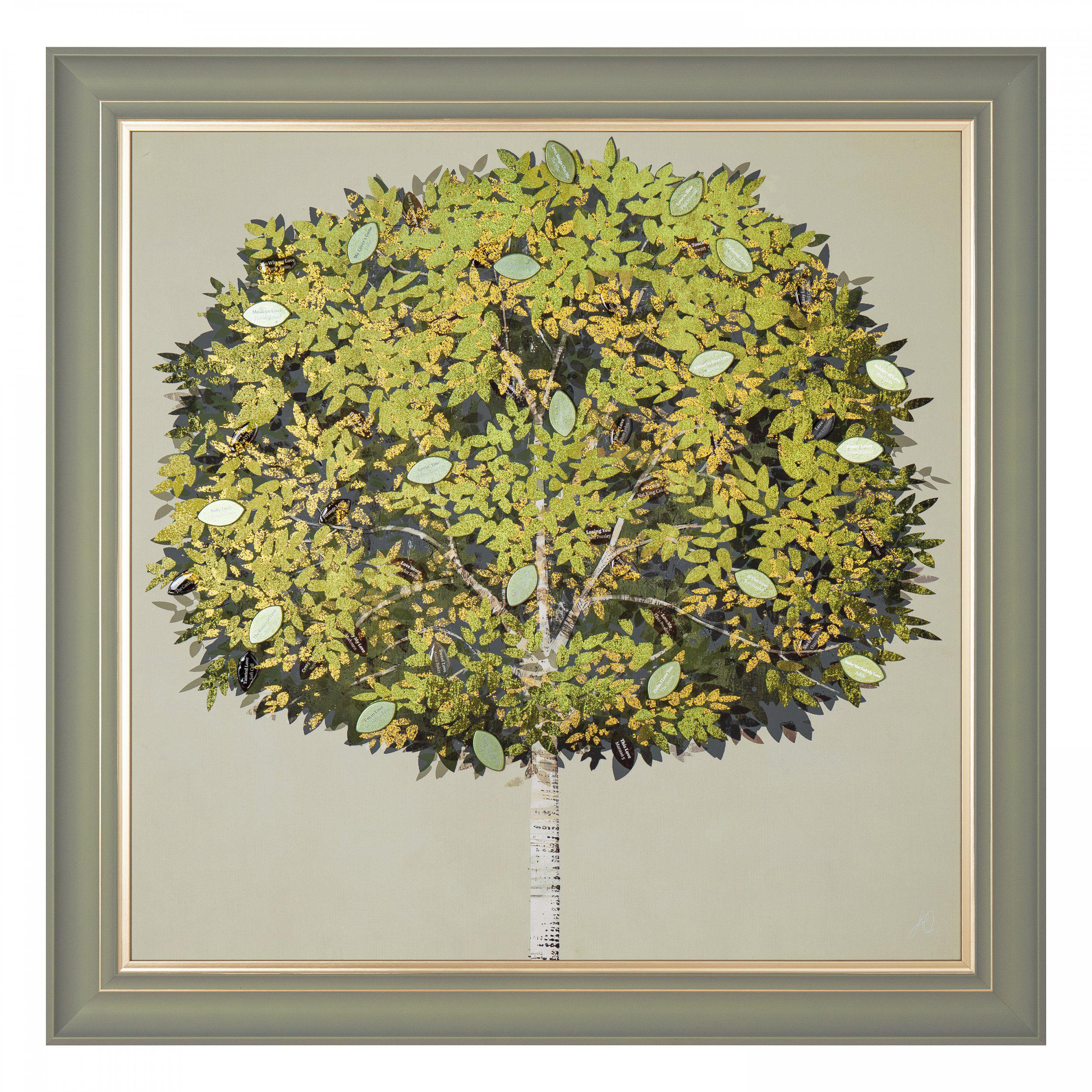 The Love Tree Framed Canvas
