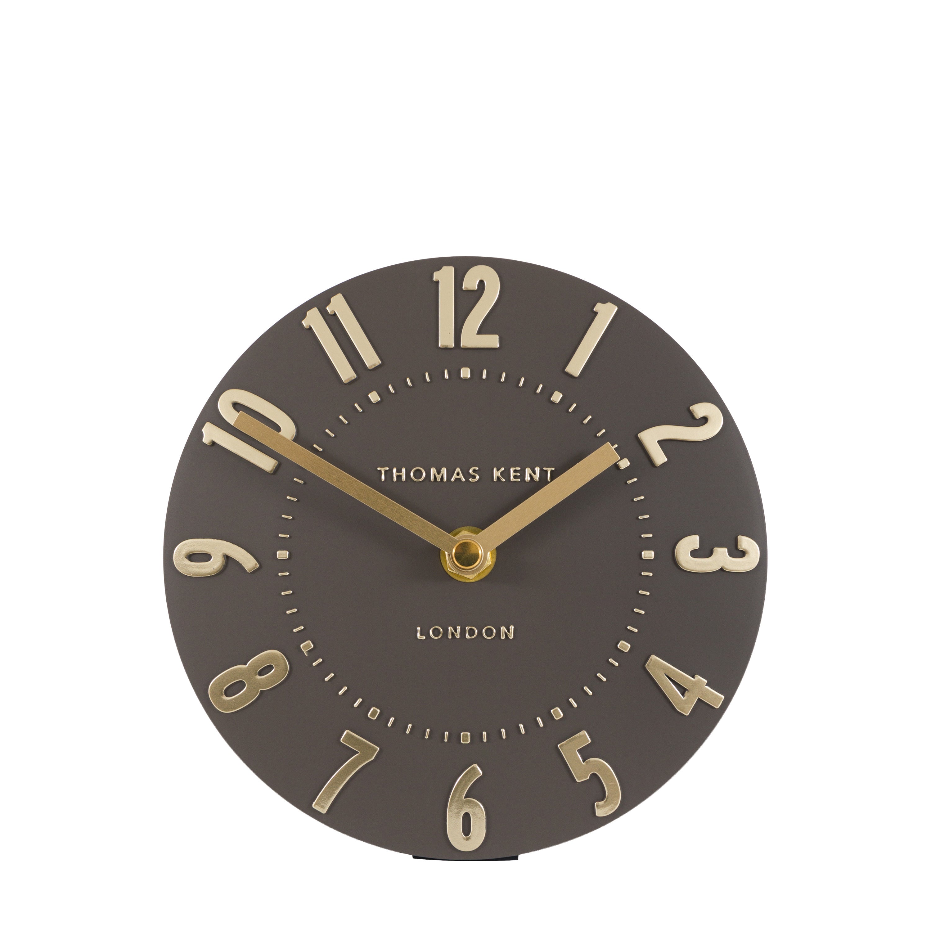 Mulberry Mantel Clock Espresso 6in
