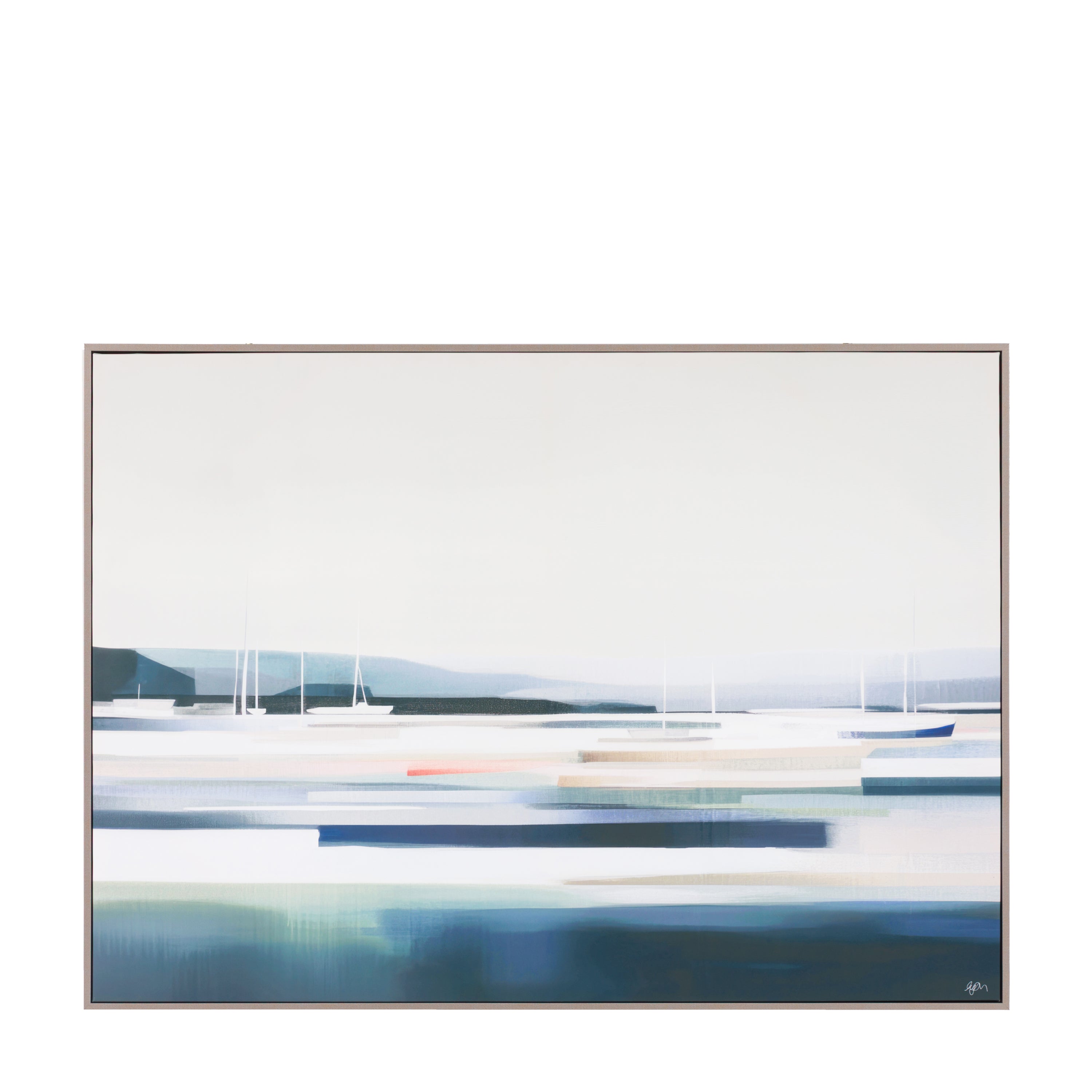 Ebb & Flow Framed Canvas