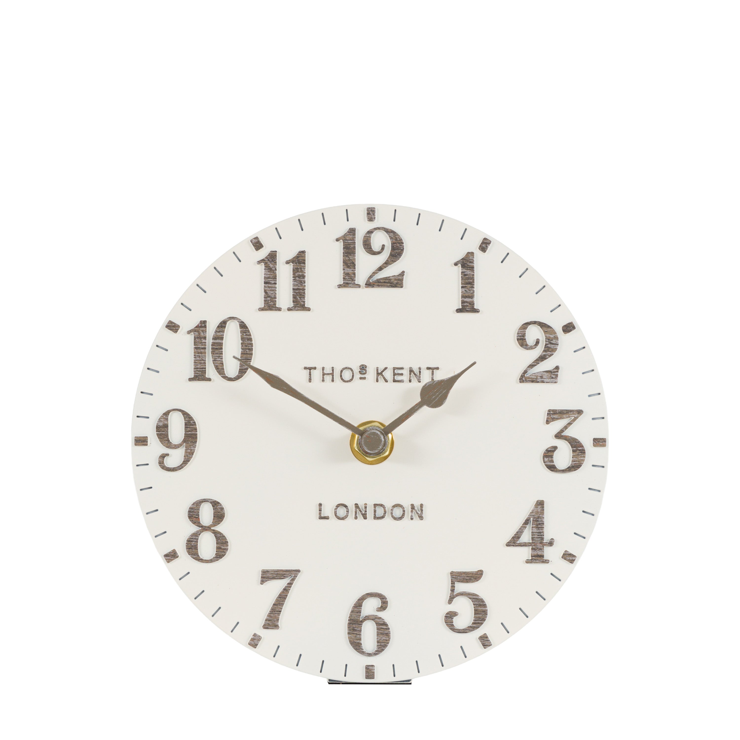 Arabic Mantel Clock Limestone 6in