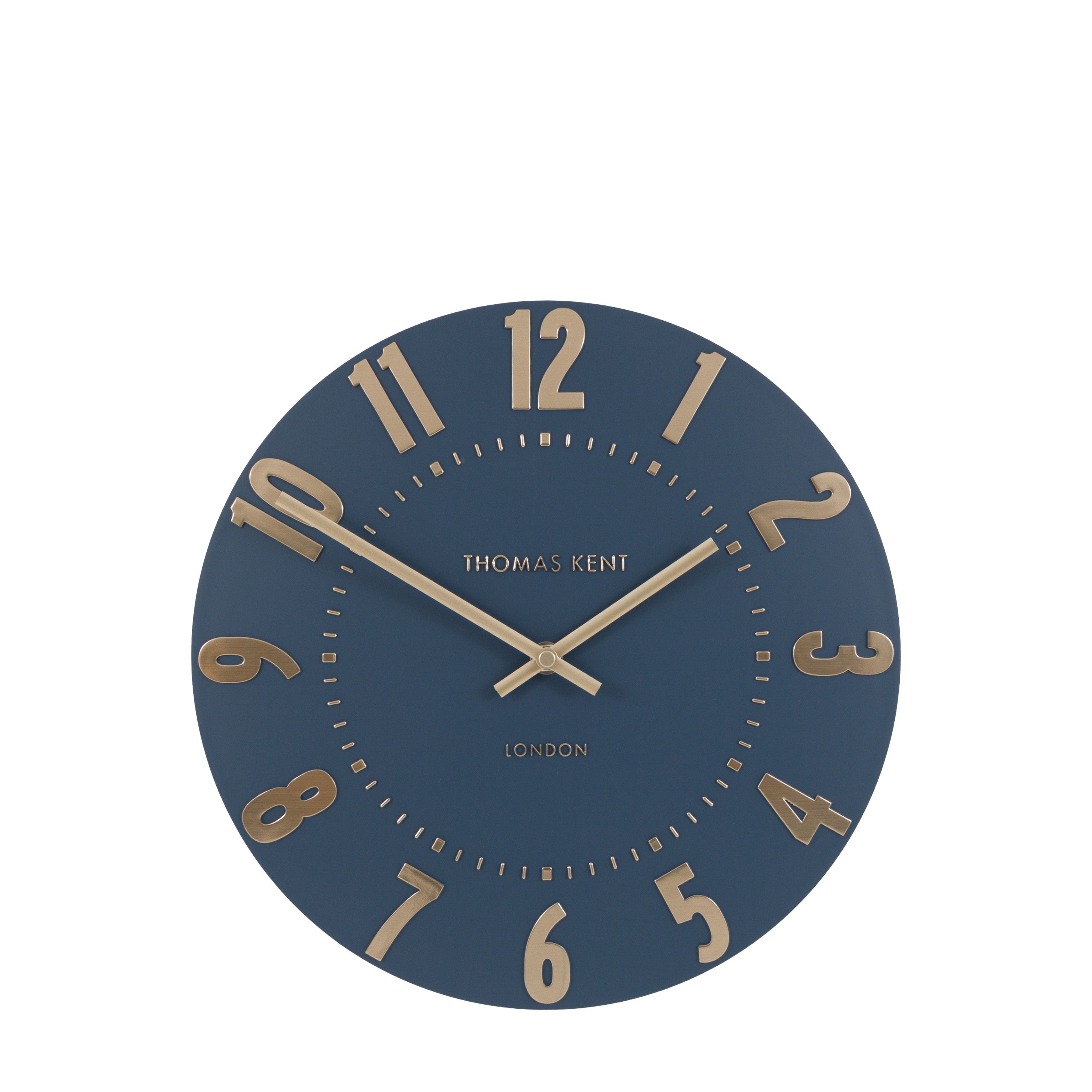 Mulberry Wall Clock Midnight Blue 12in