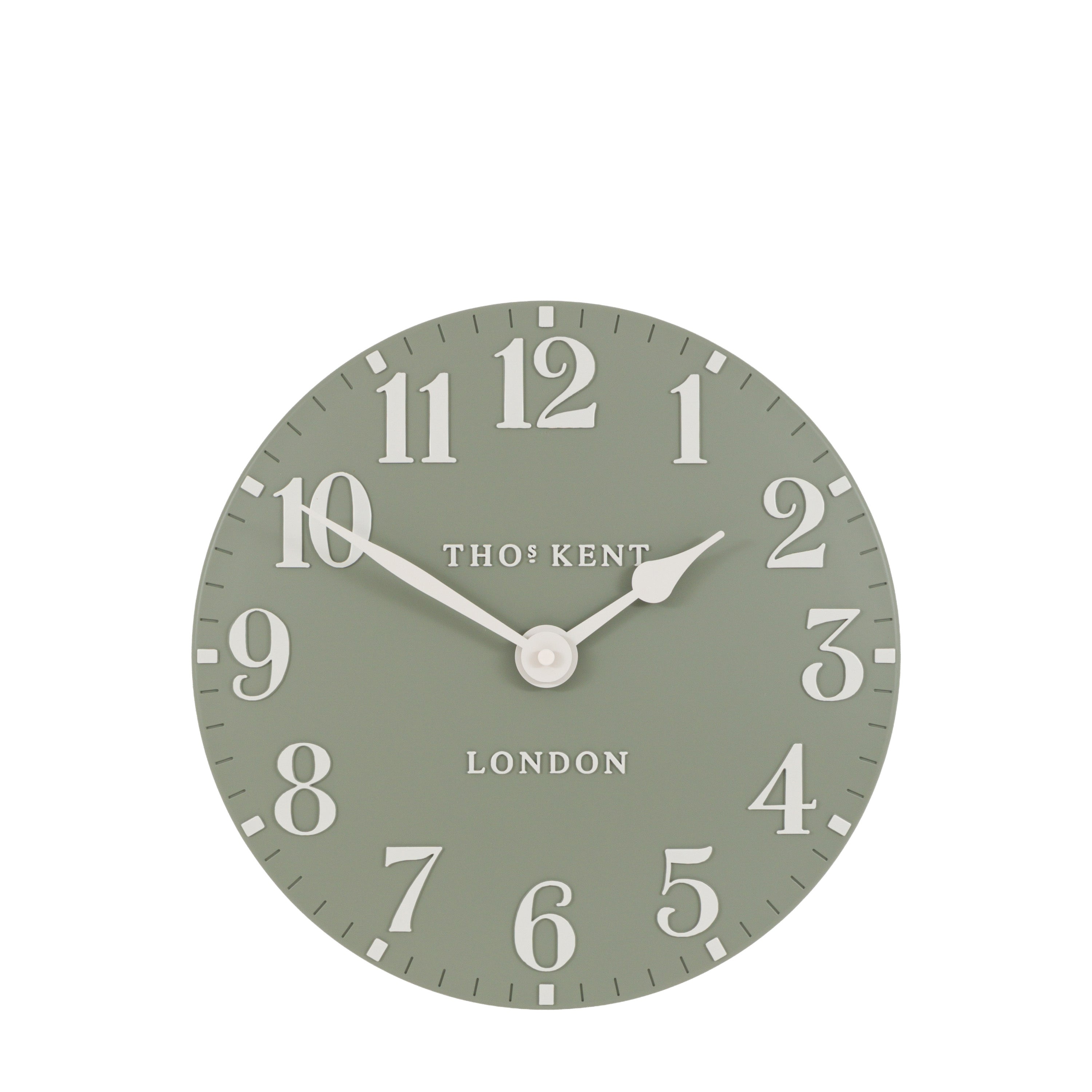 Arabic Wall Clock Seagrass 12in