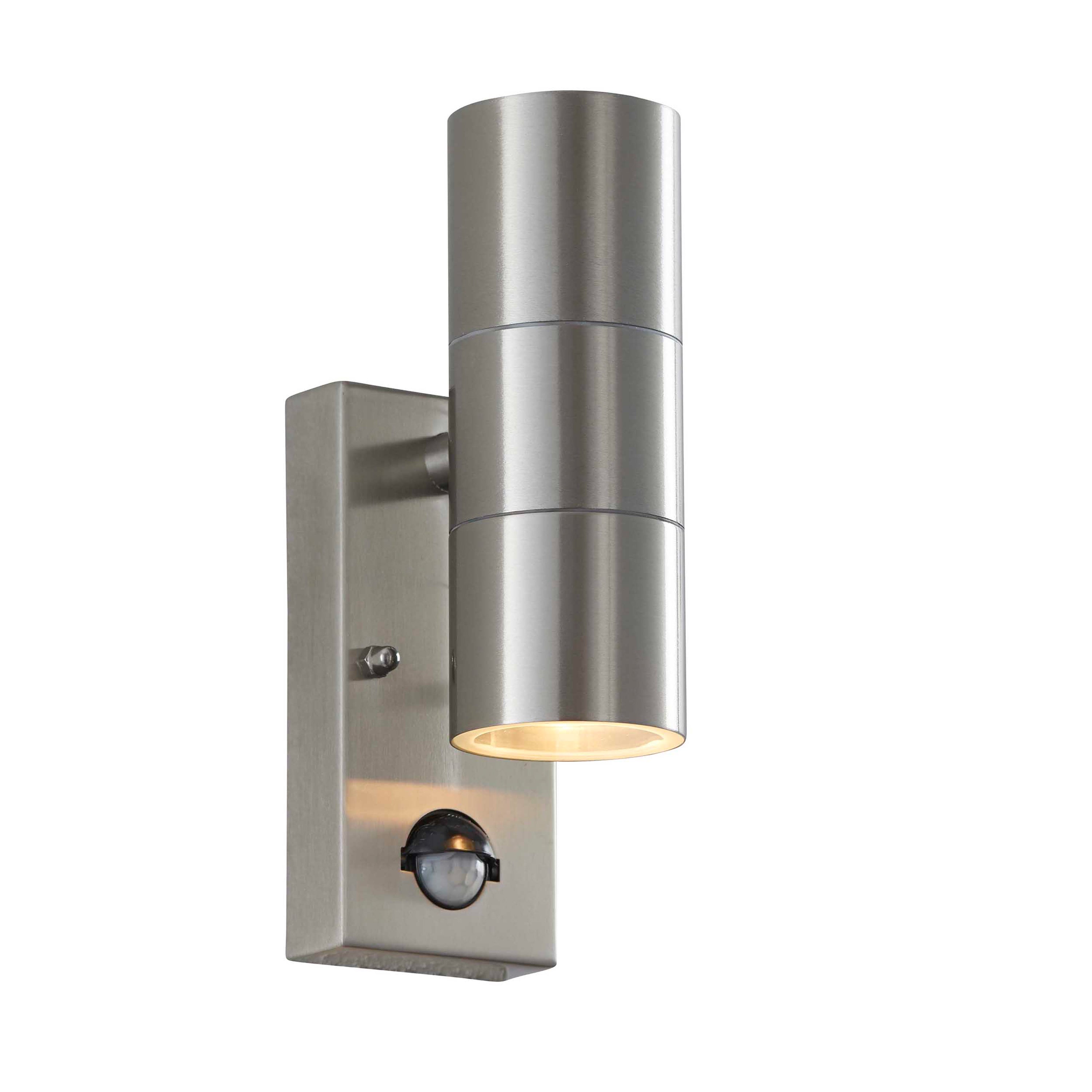 Cannon PIR 2 Wall Light - Stainless Steel / Glass | Migo Interiors