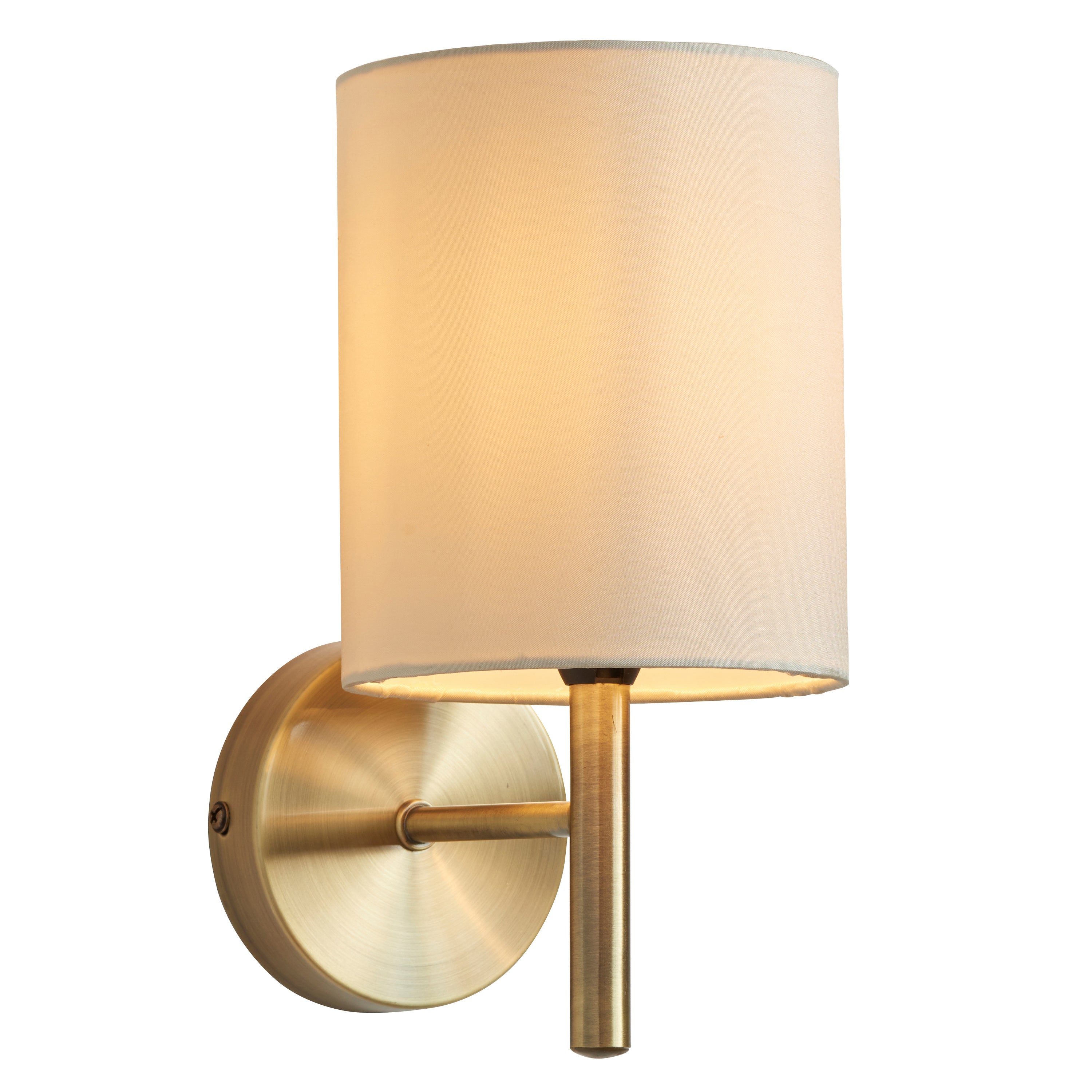 Brio Wall Light Antique Brass - Fabric / Steel | Migo Interiors