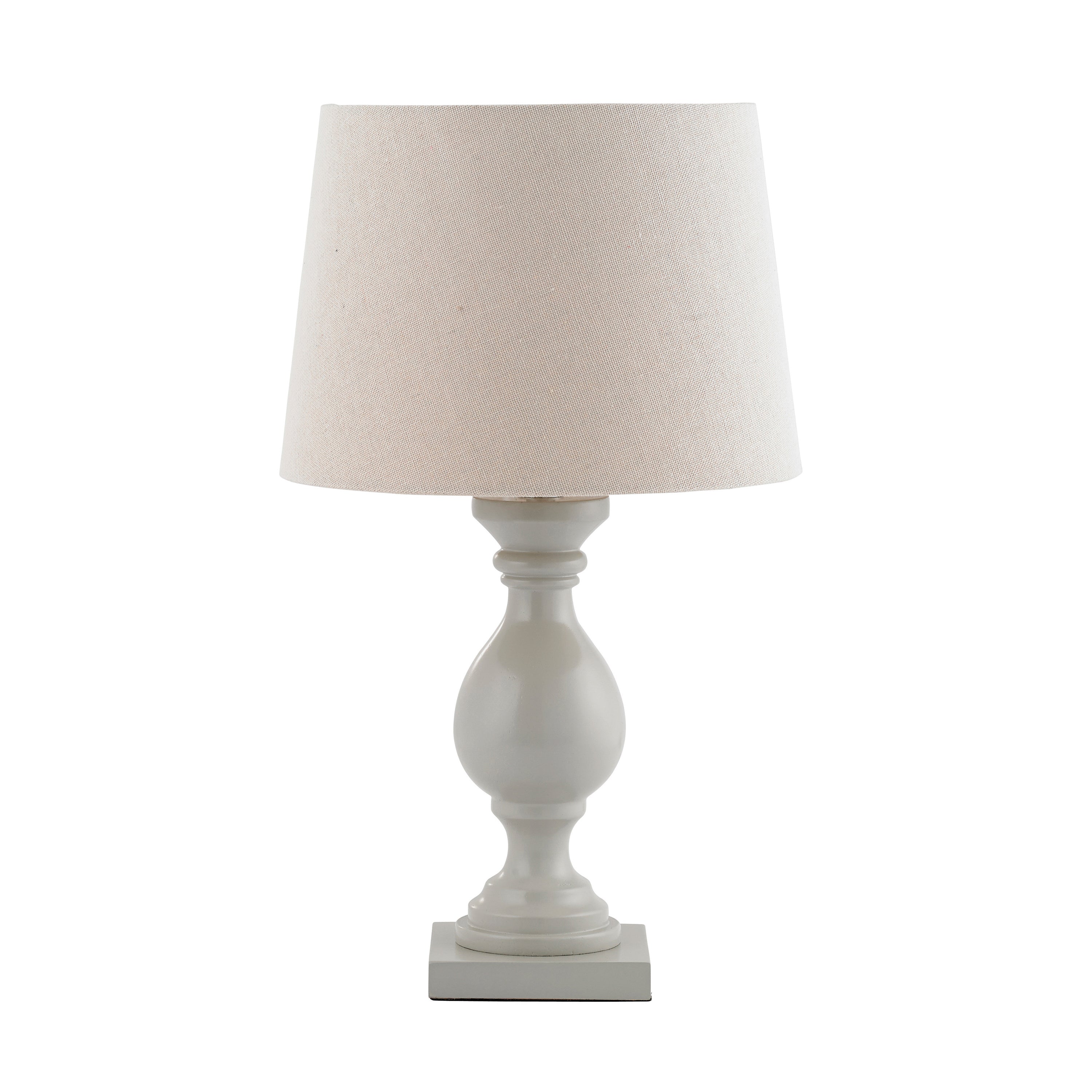 Marsham Table Lamp Taupe - Fabric / Wood | Migo Interiors