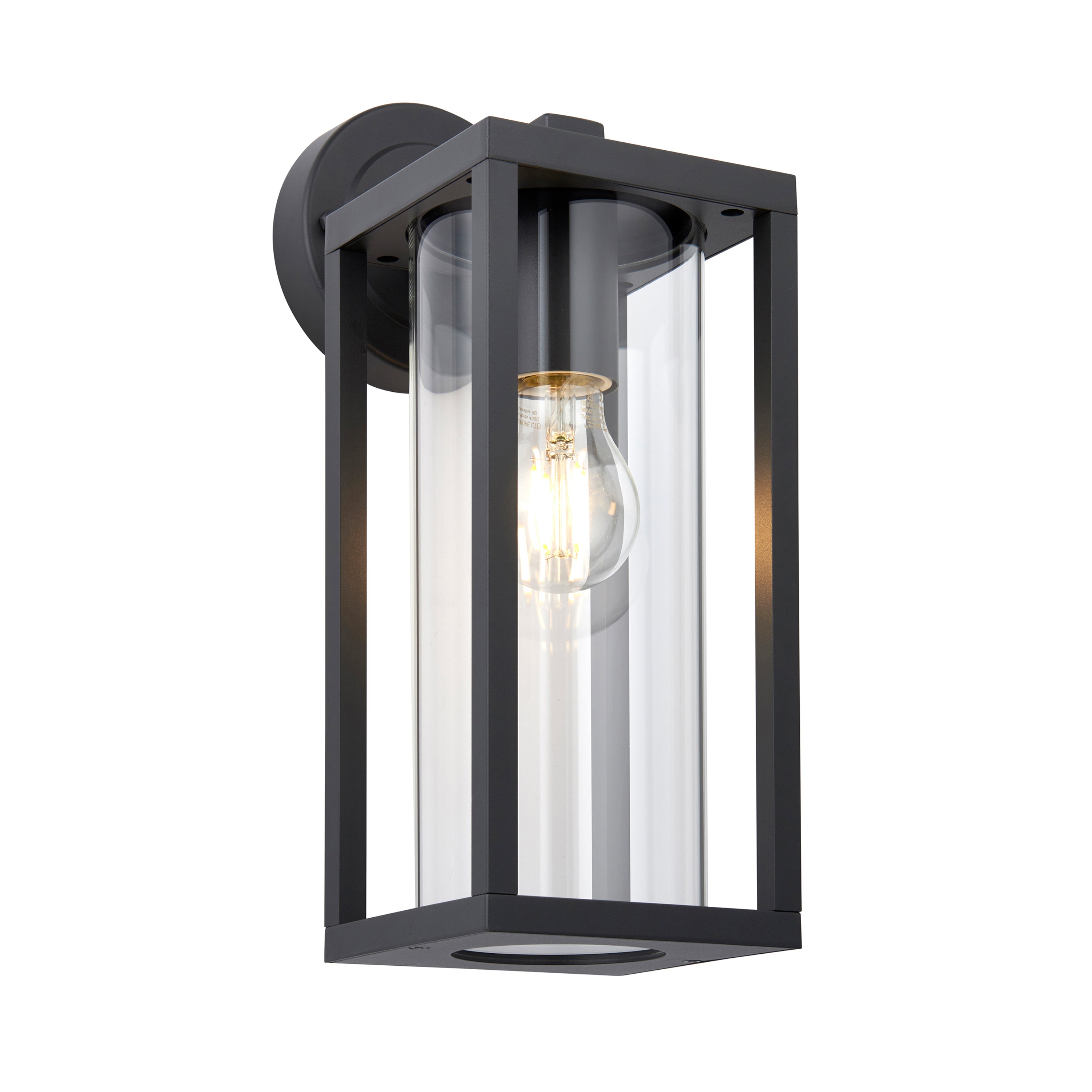 Hamden Outdoor 1 Wall Light - Aluminium / Glass | Migo Interiors