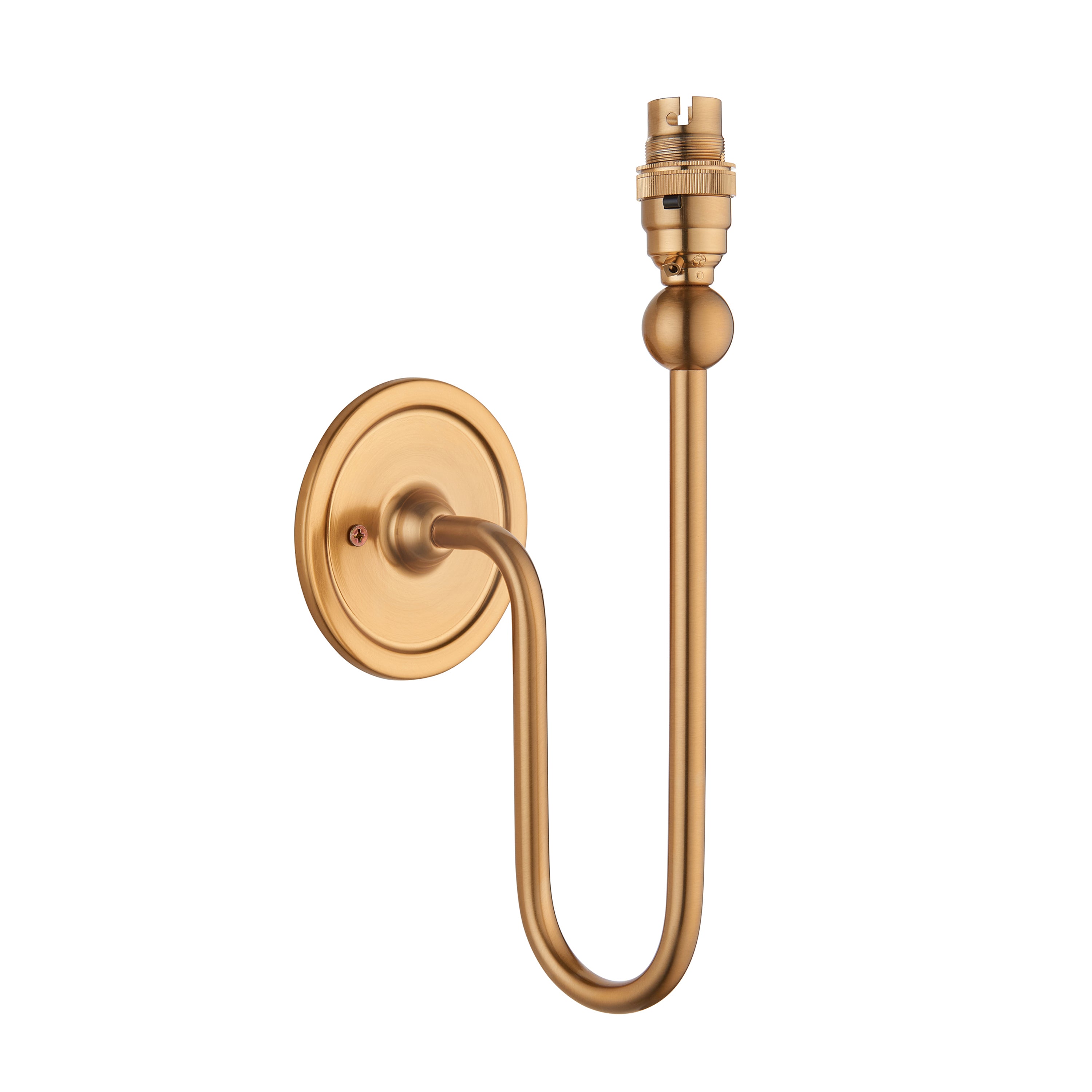 Santiago 1 Wall Light Fitting Brushed Aged Brass - Steel | Migo Interiors