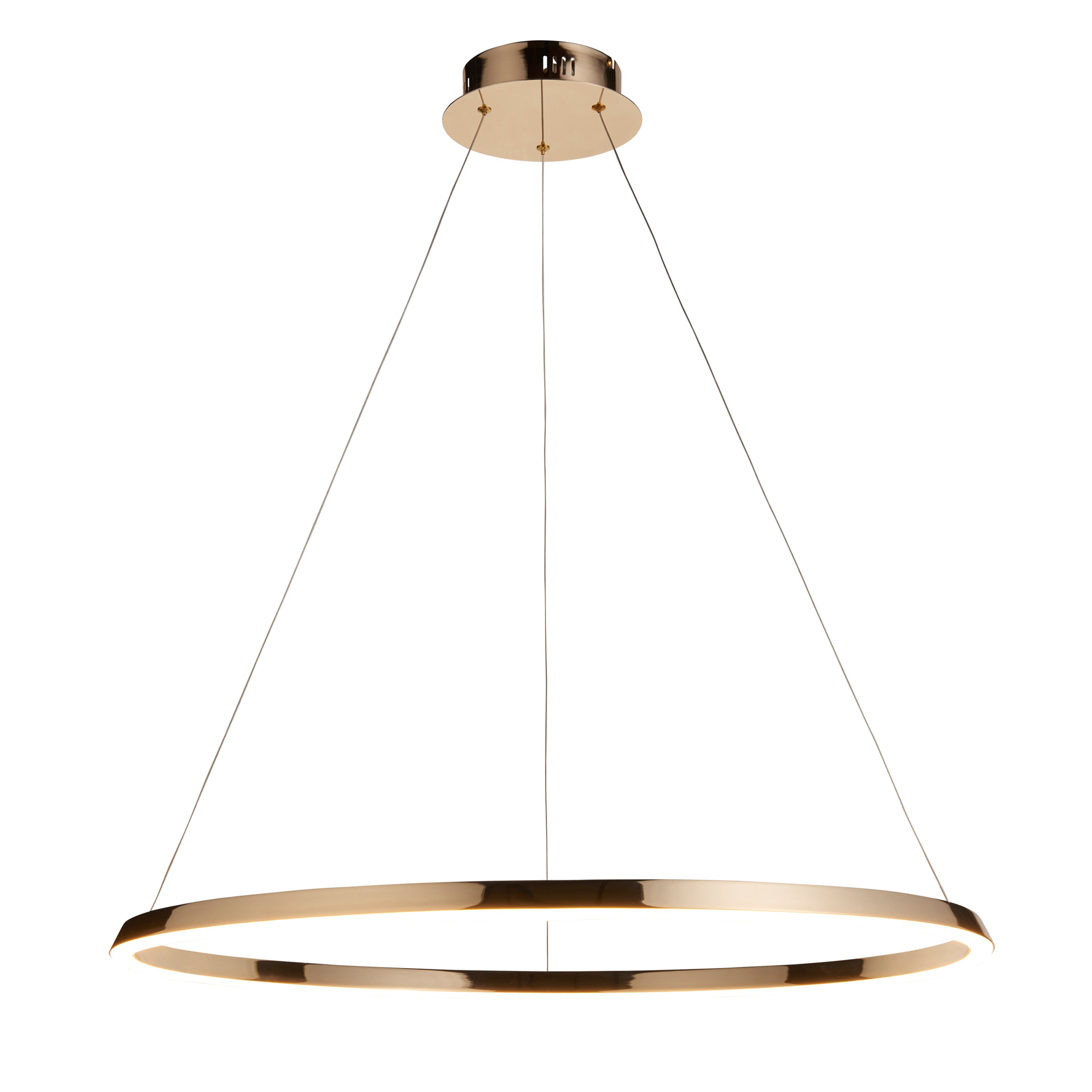 Staten 1 Pendant Light French Gold Finish - Aluminium / Silicone / Steel | Migo Interiors