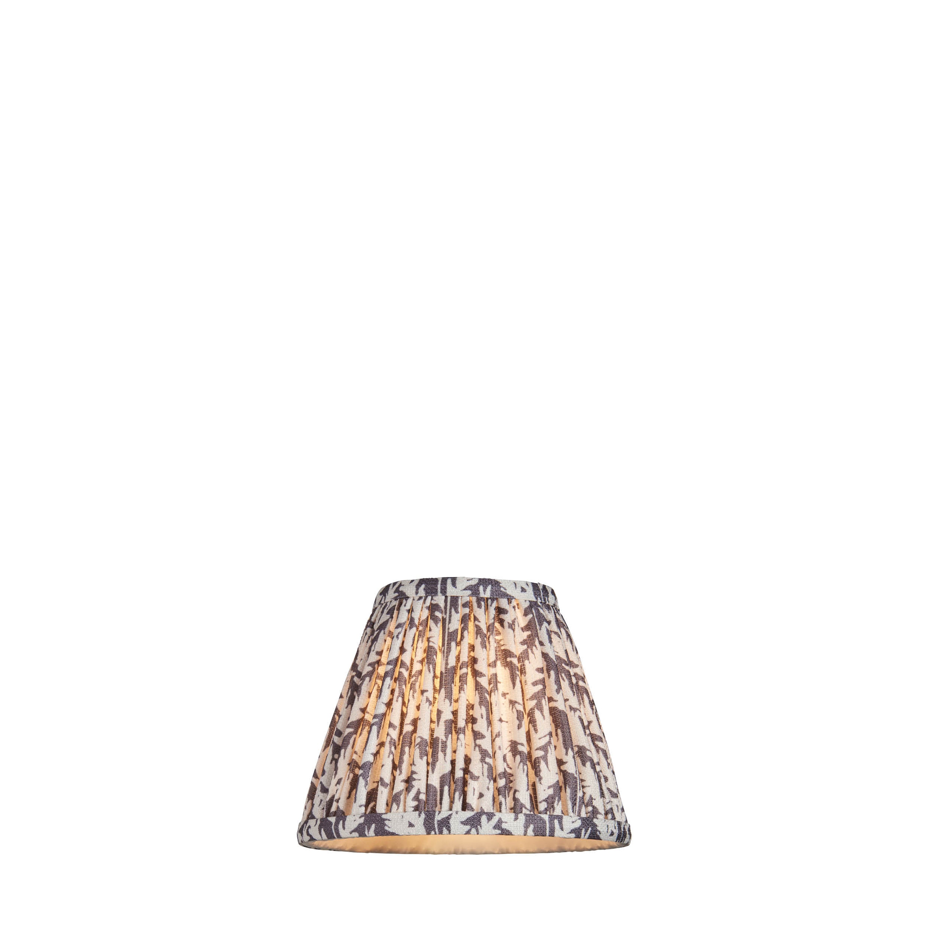 Leaf Shade Pearl Grey Fabric - Fabric / Steel | Migo Interiors