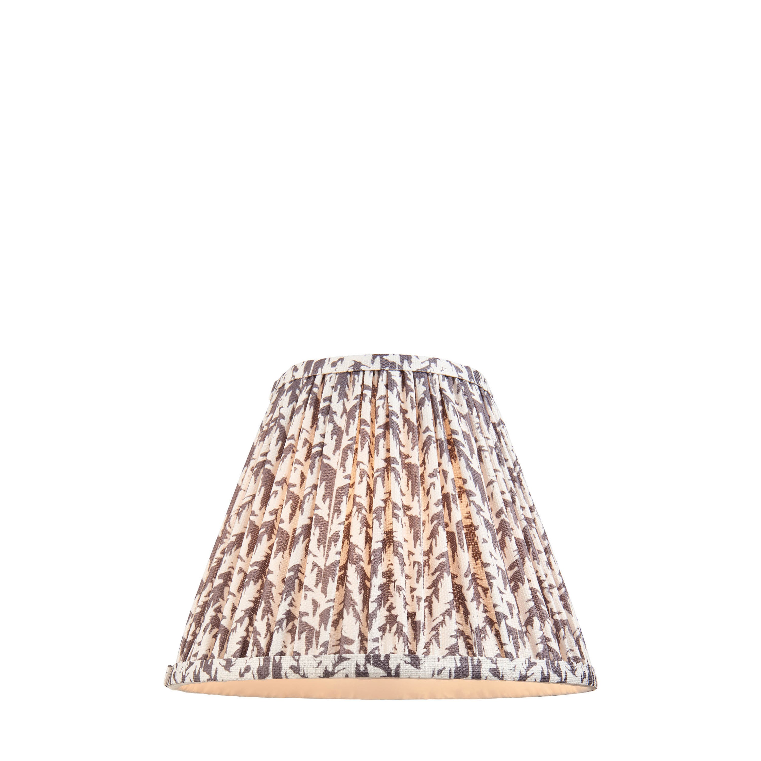 Leaf Shade Pearl Grey Fabric - Fabric / Steel | Migo Interiors