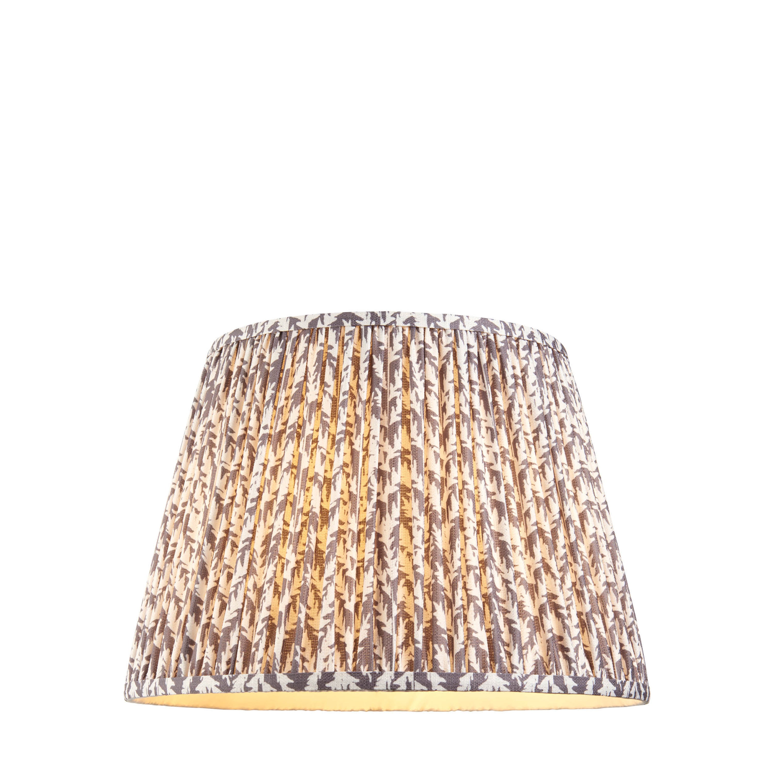 Leaf Shade Pearl Grey Fabric