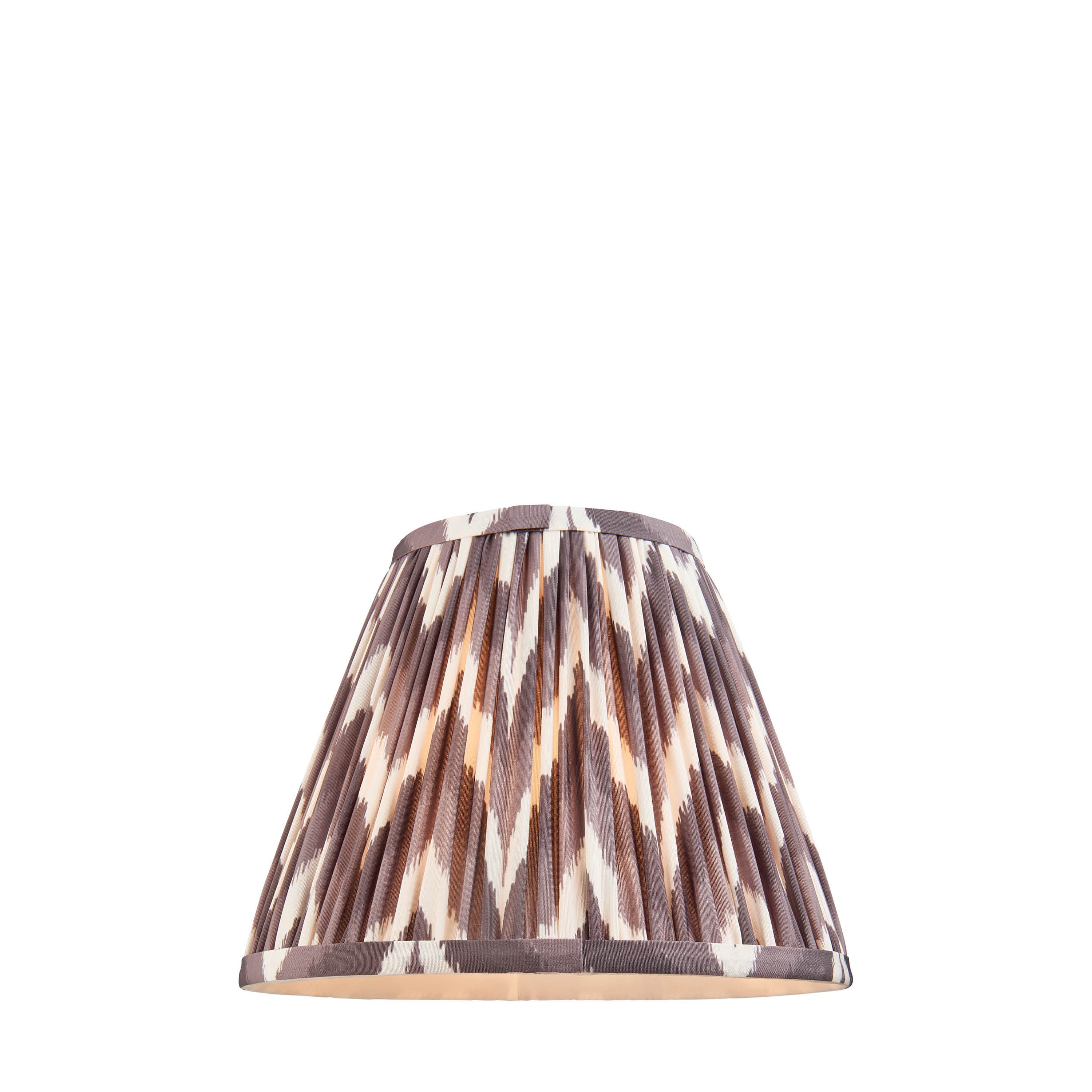 Zigzag Shade Pearl Grey Fabric