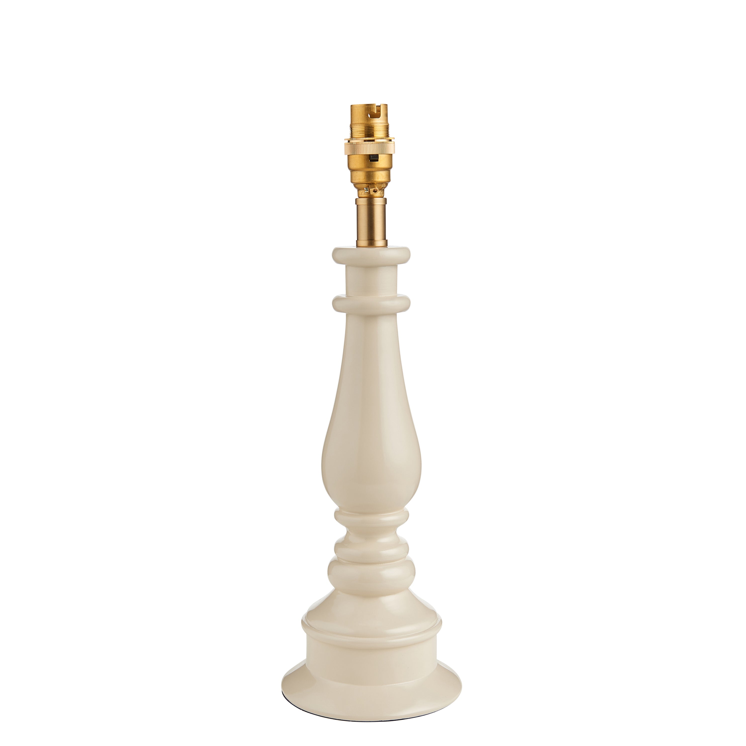 Myrtle Table Lamp Base Almond White