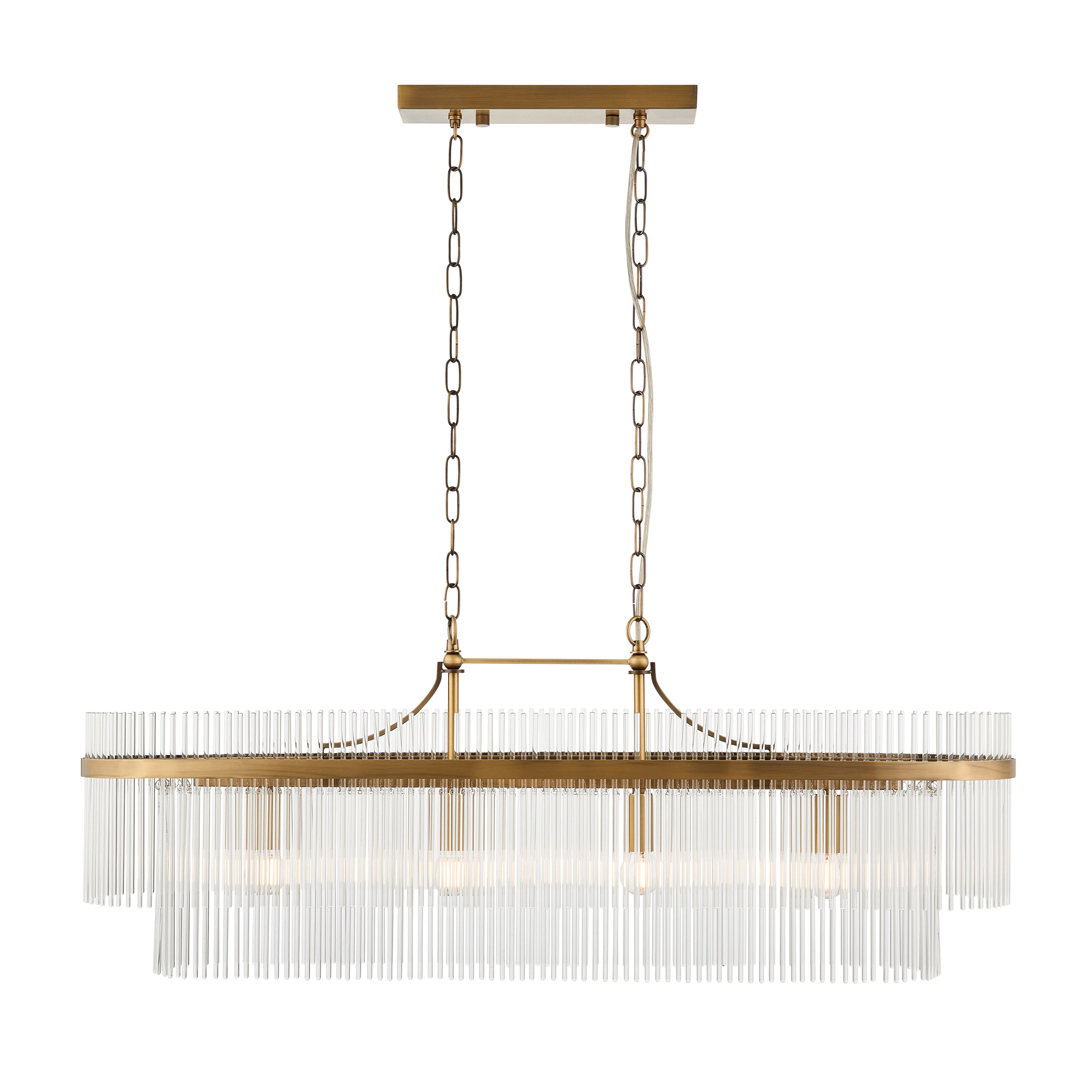 Marietta 4 Pendant Light Antique Brass