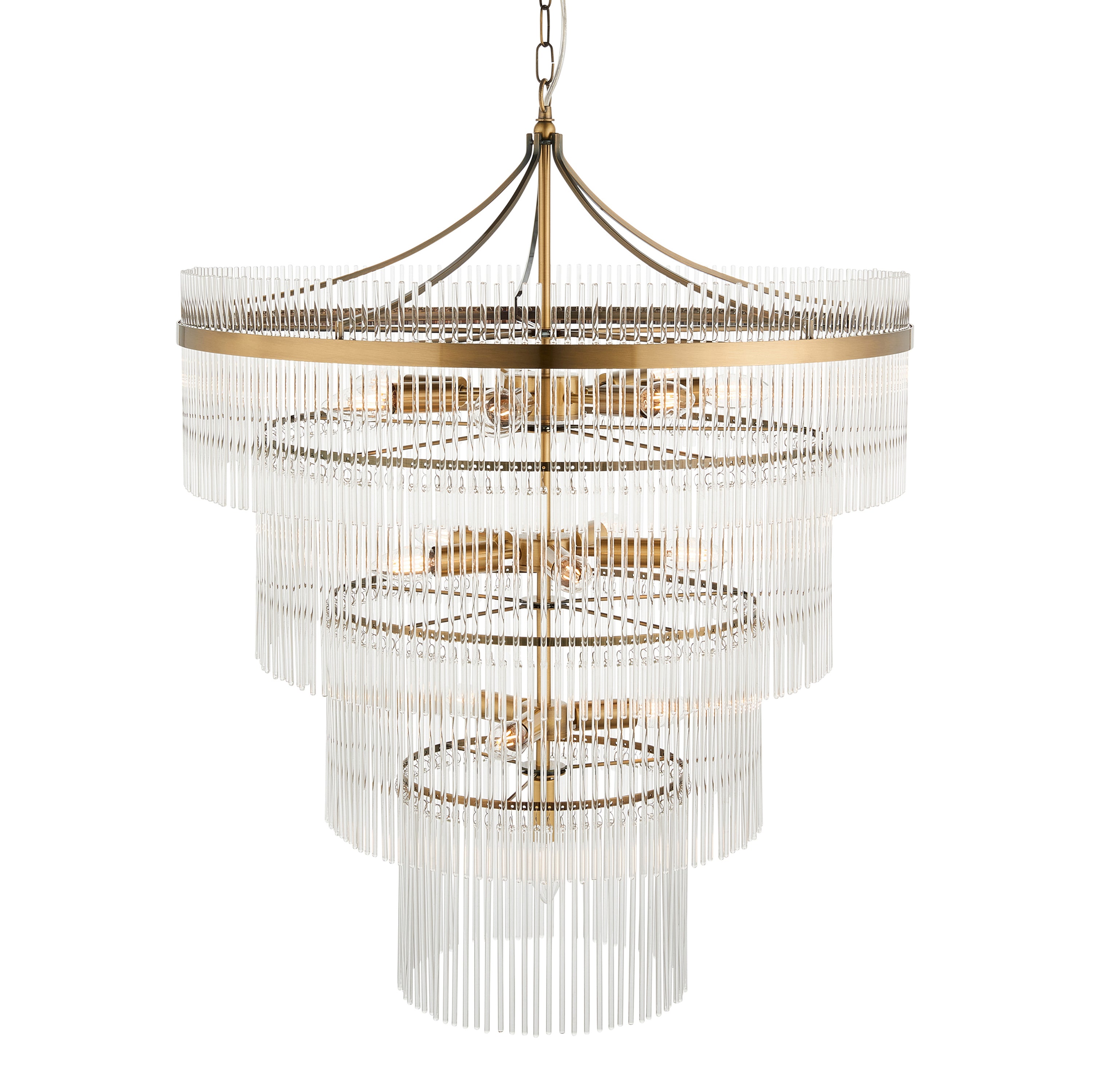 Marietta 16 Pendant Light Antique Brass