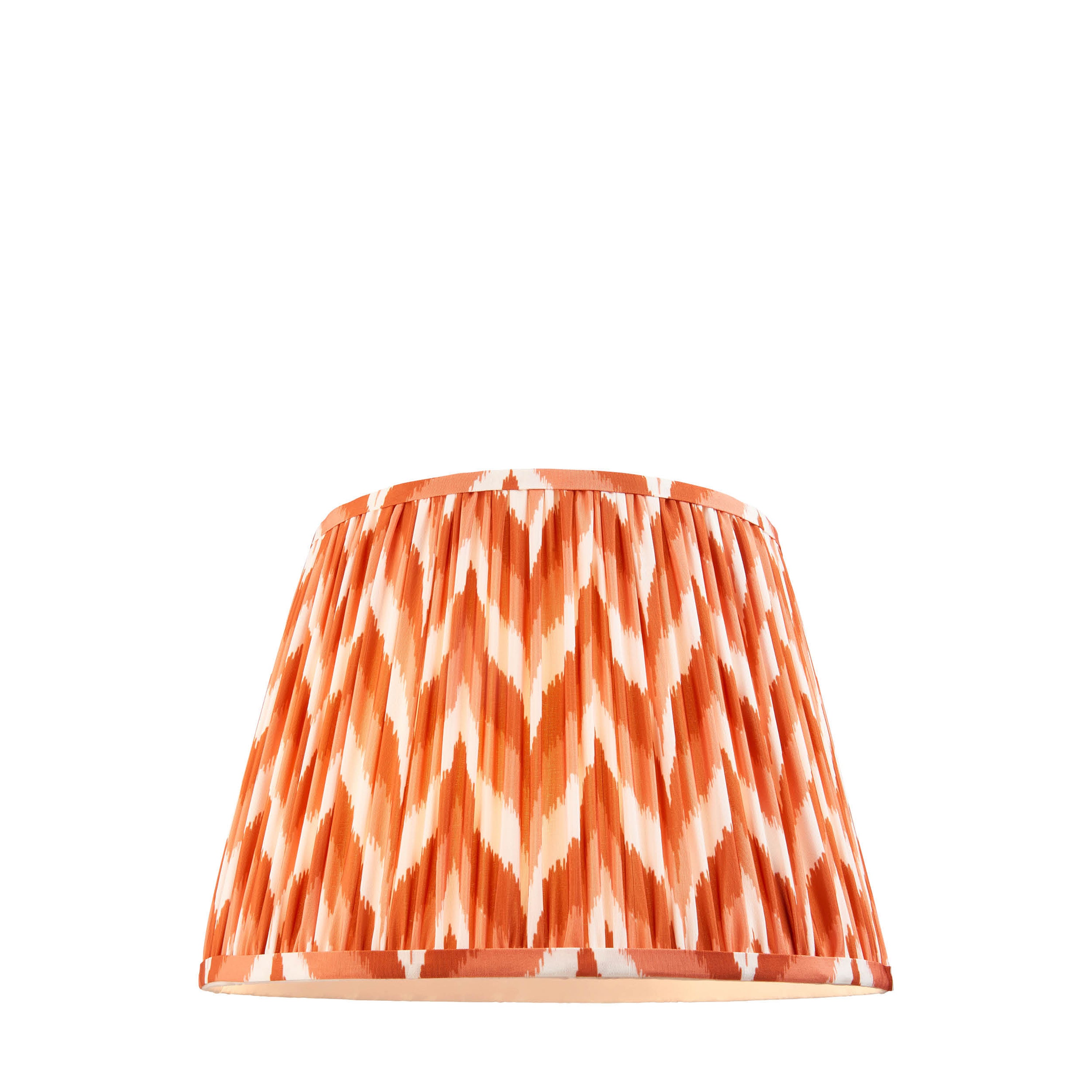 Zigzag Shade Apricot Orange Fabric