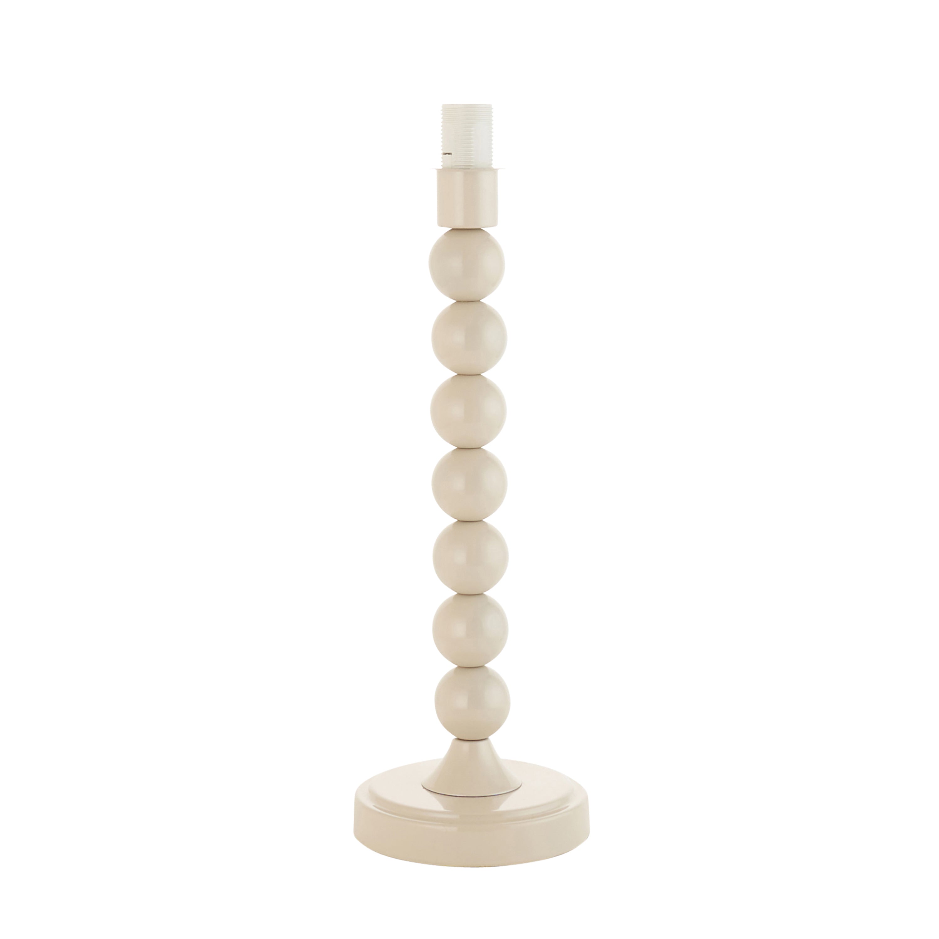 Higgledy Table Lamp Base Gloss Almond White Paint
