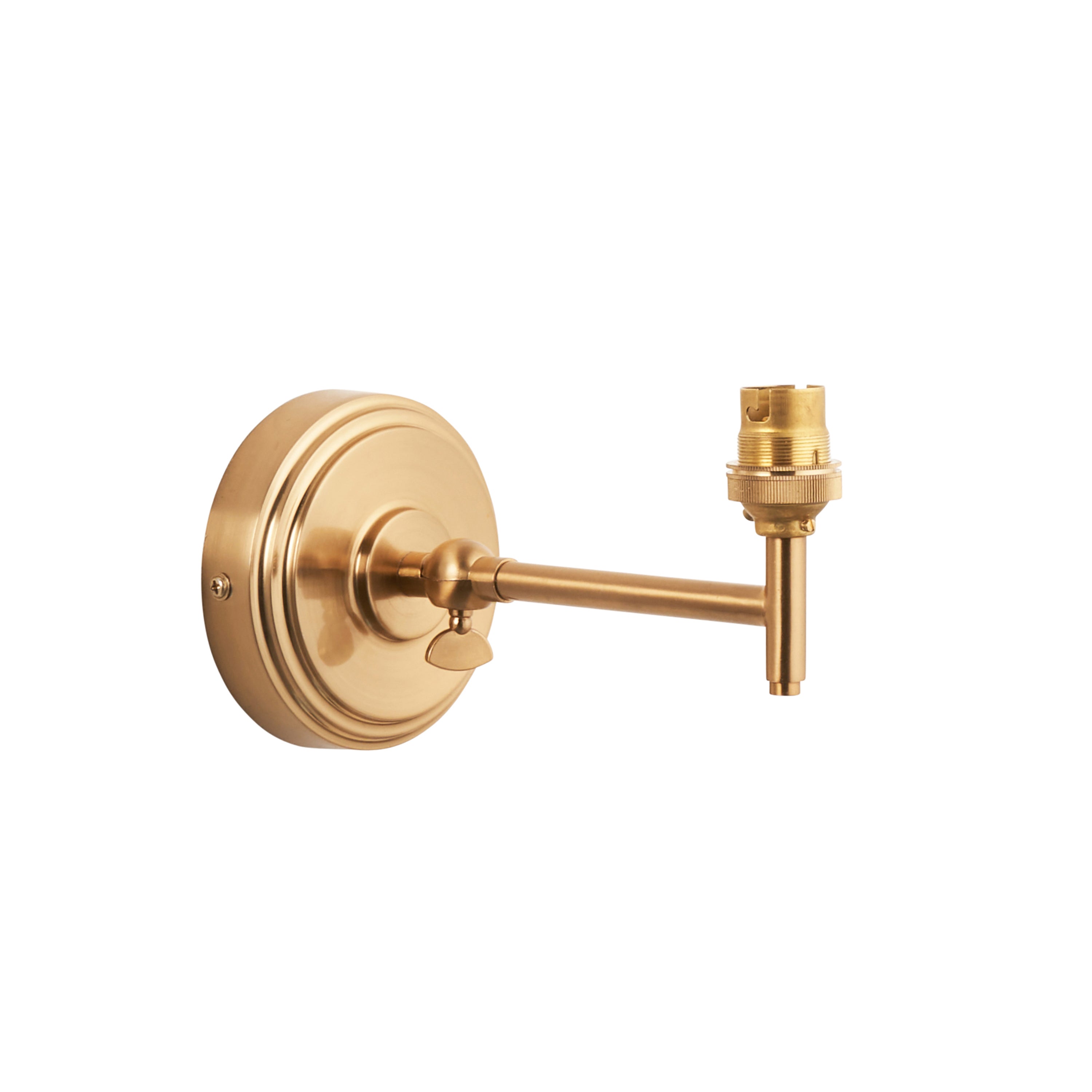 Step Fold 1 Wall Light Fitting Brushed Aged Brass