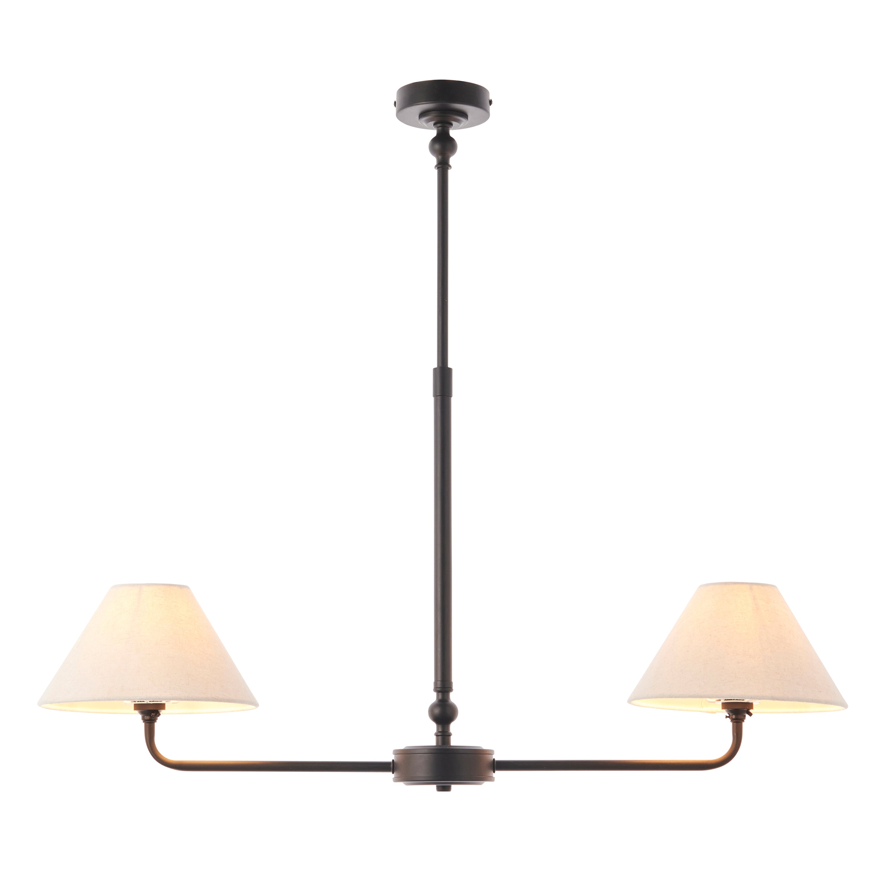 Lille 2 Pendant Light Matt Black
