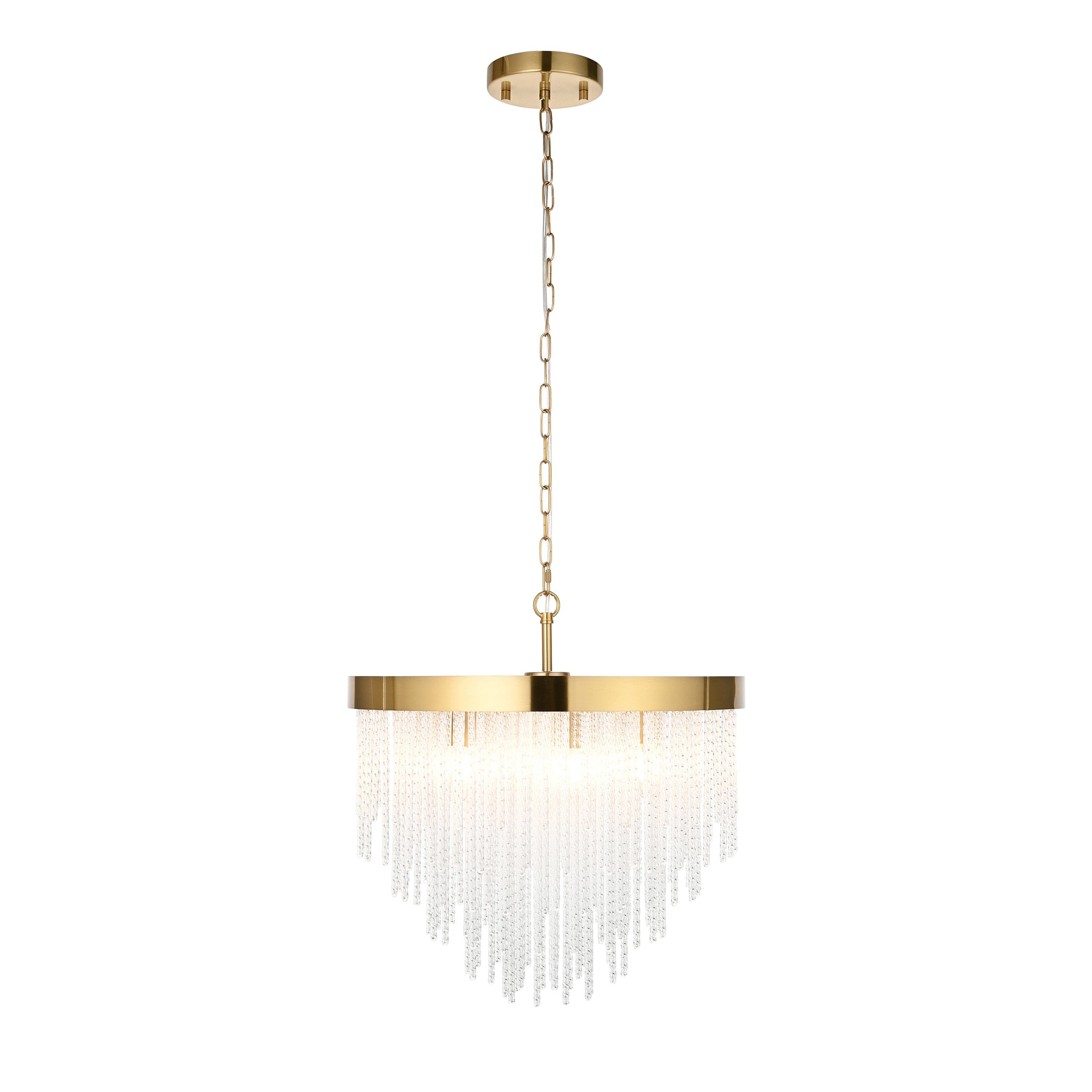 Anistoria 5 Pendant Light Brushed Aged Brass