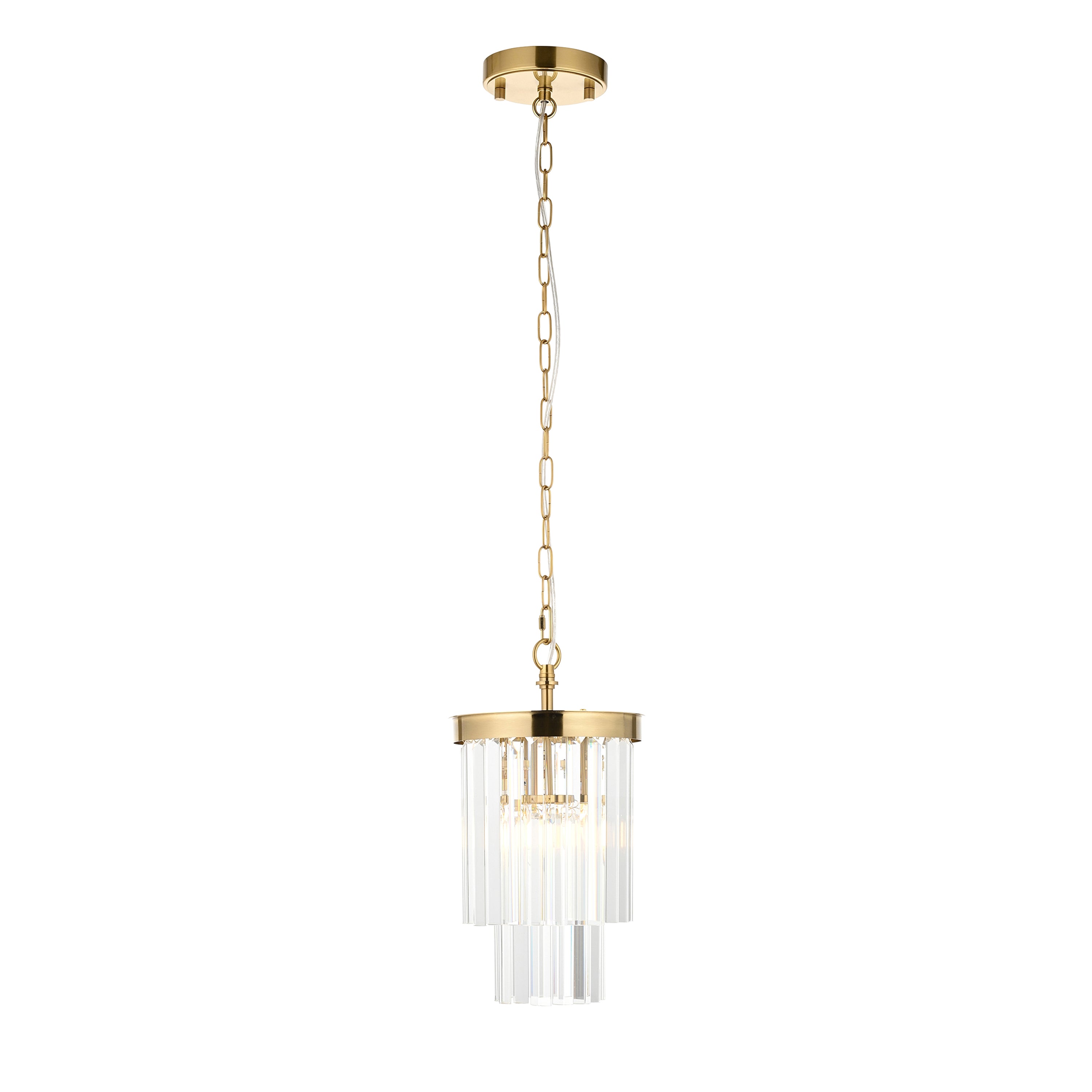 Conaston 1 Pendant Light Brushed Aged Brass