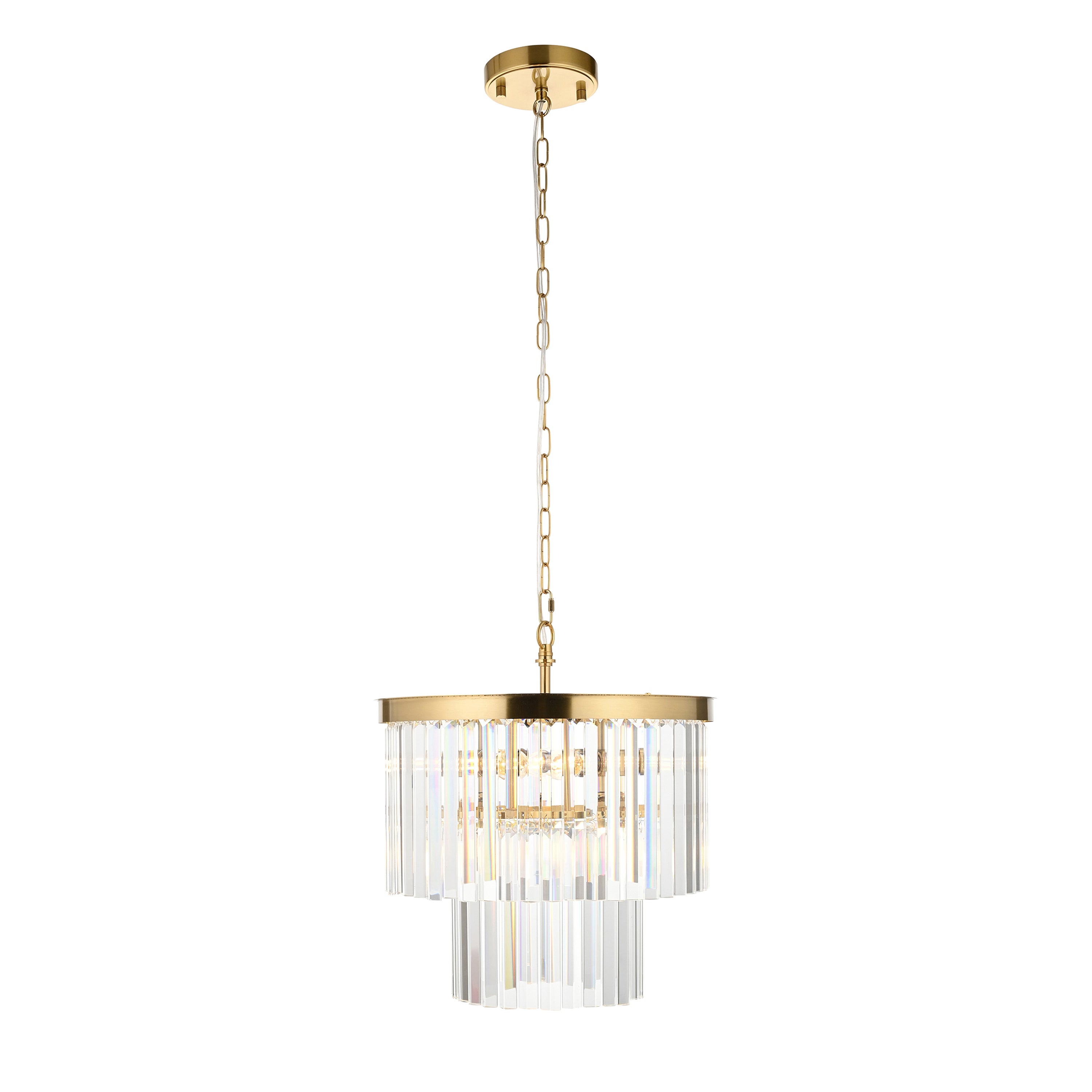 Conaston 4 Pendant Light Brushed Aged Brass