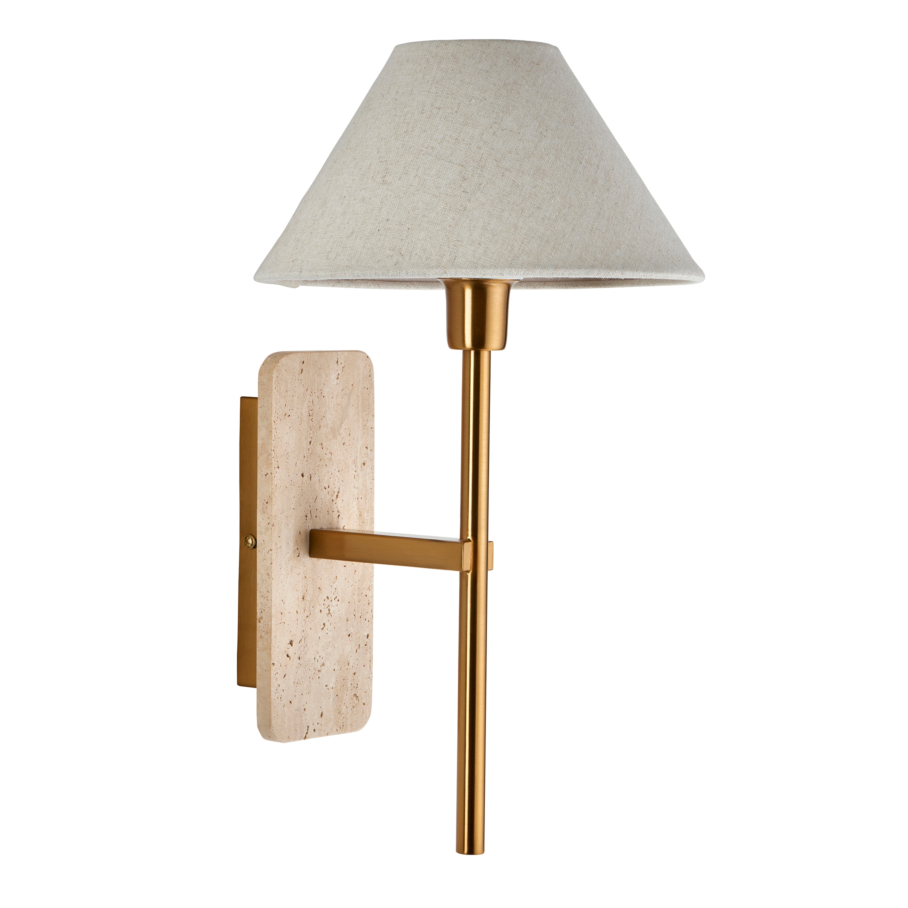 Faro Wall Light Natural Travertine