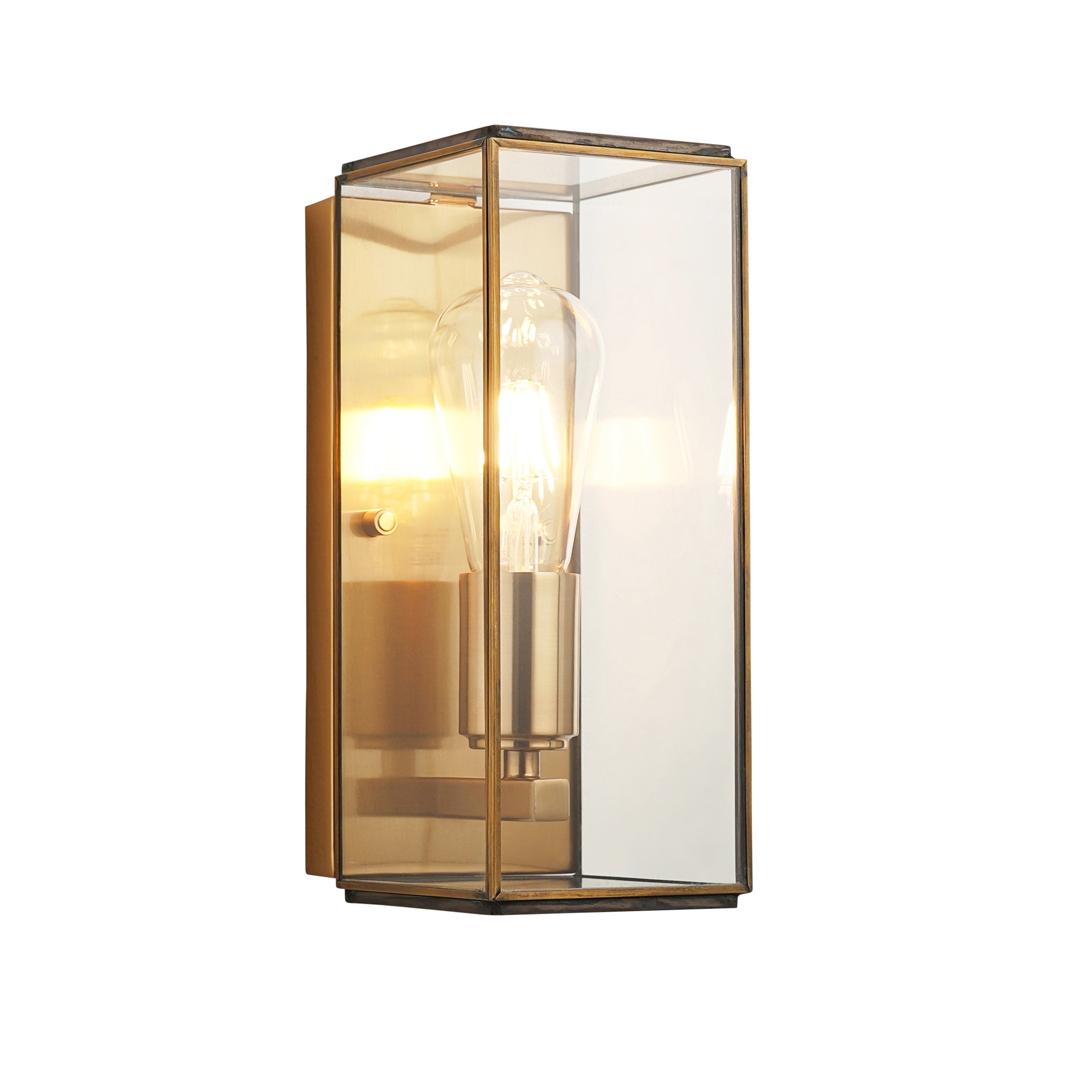 Hammond 1 Wall Light Antique Brass