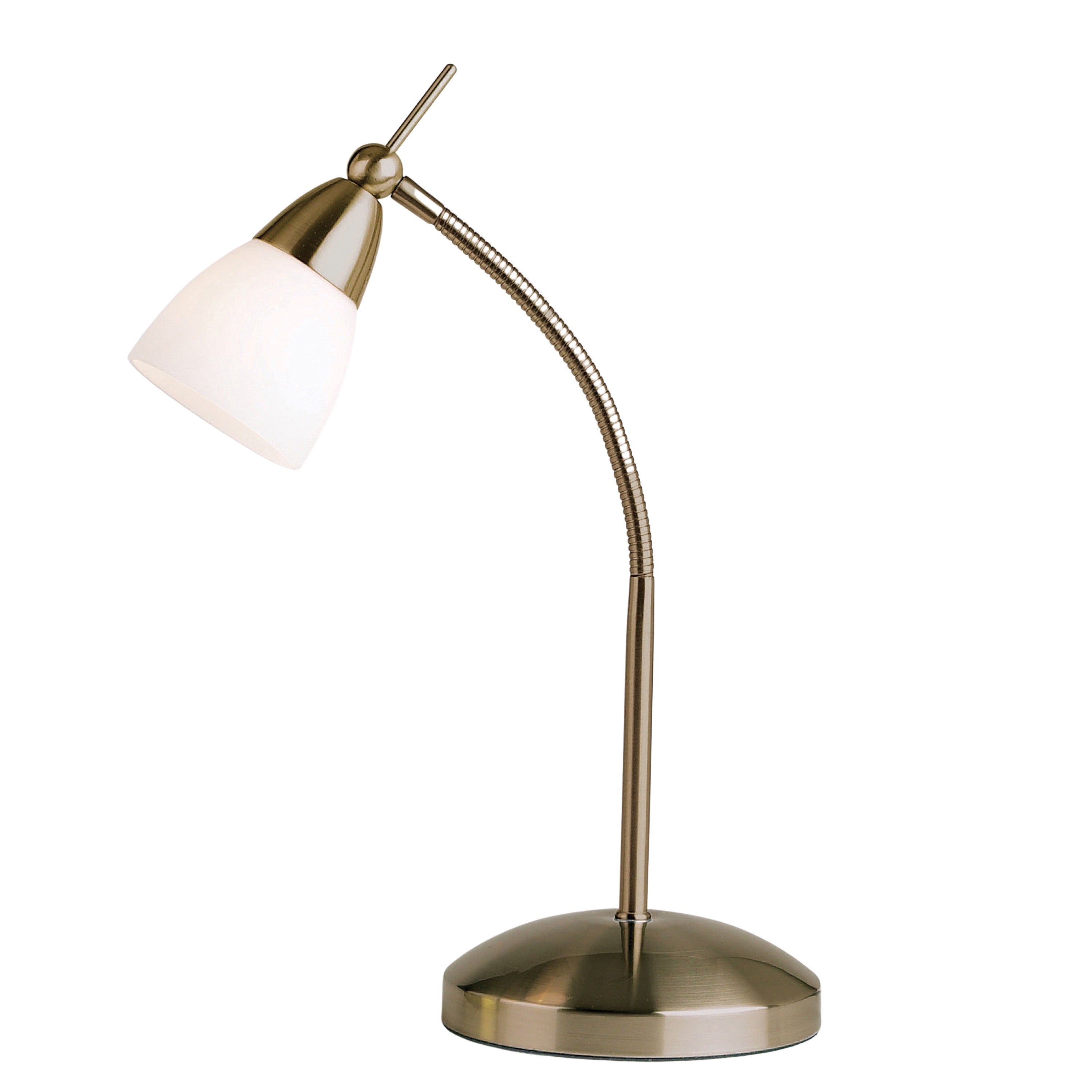 Range Table Lamp Antique Brass - Glass / Steel | Migo Interiors