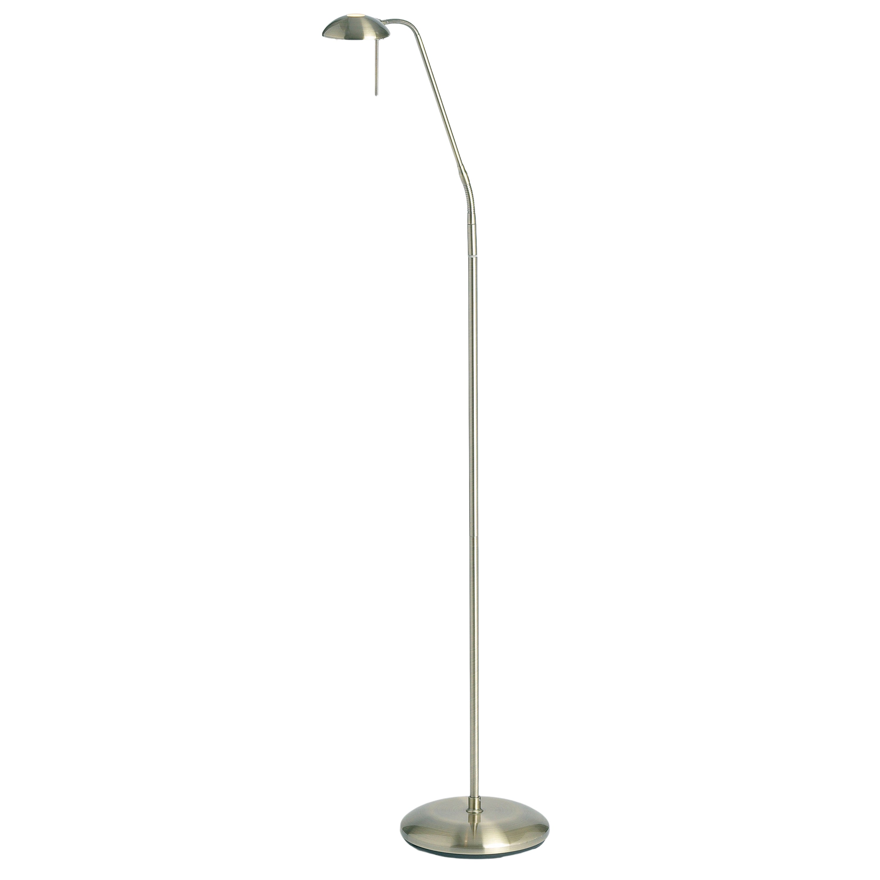 Hackney Floor Lamp Antique Brass - Steel | Migo Interiors