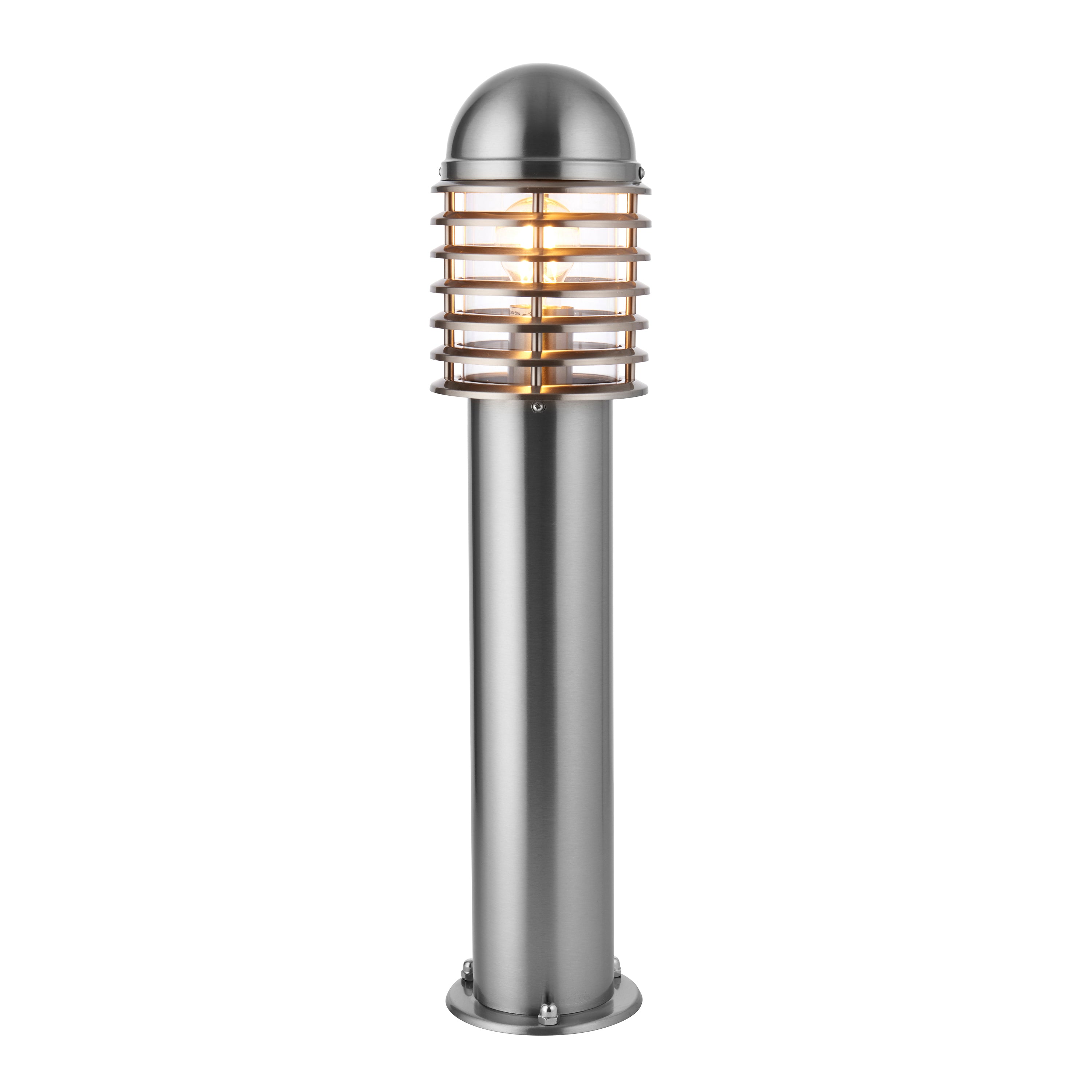 Louvre Floor Lamp - Stainless Steel / Polycarbonate | Migo Interiors