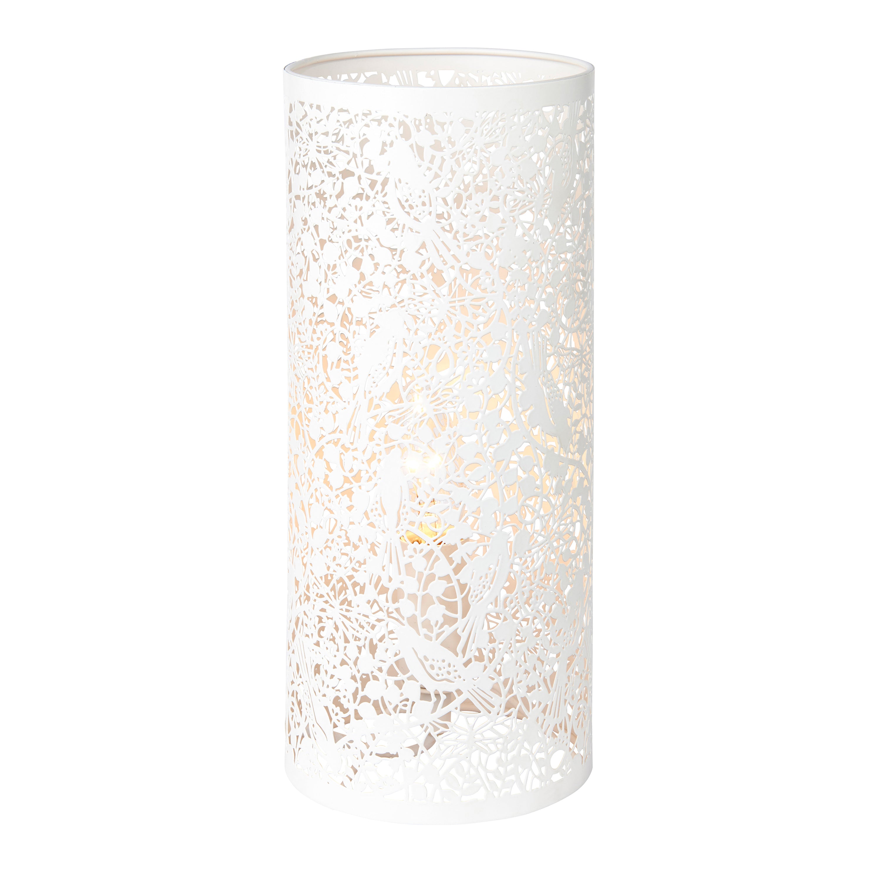 Secret Garden Table Lamp Matt Ivory - Steel | Migo Interiors