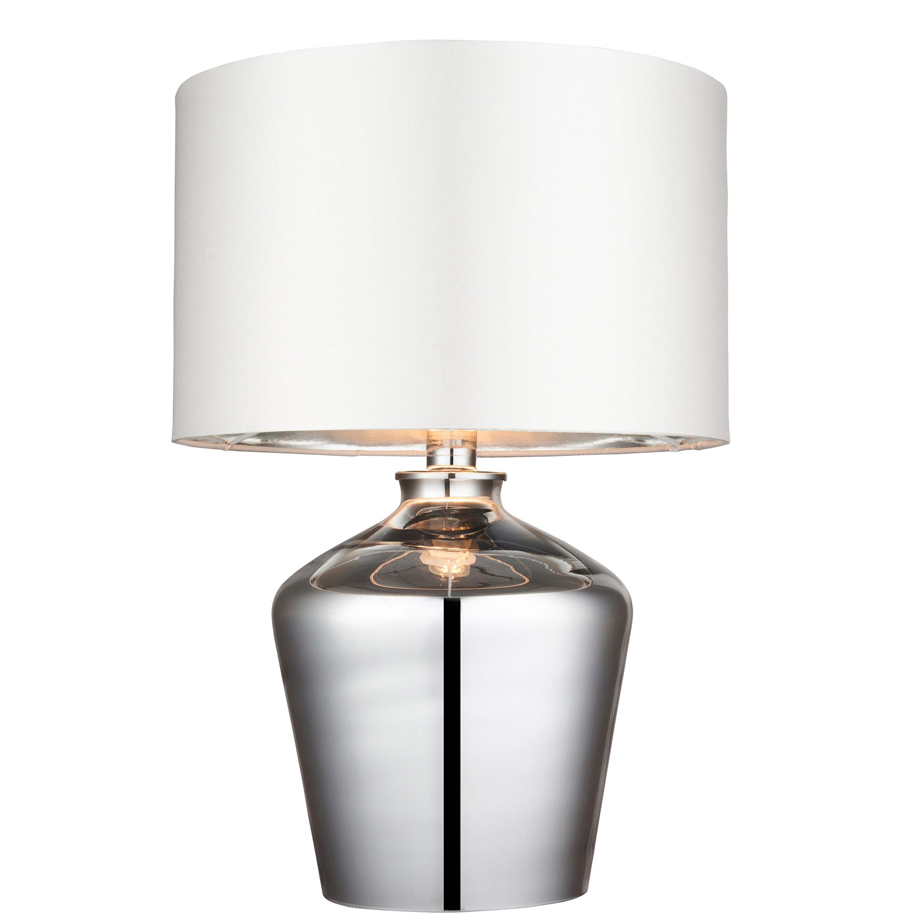 Waldorf Table Lamp - Fabric / Glass | Migo Interiors