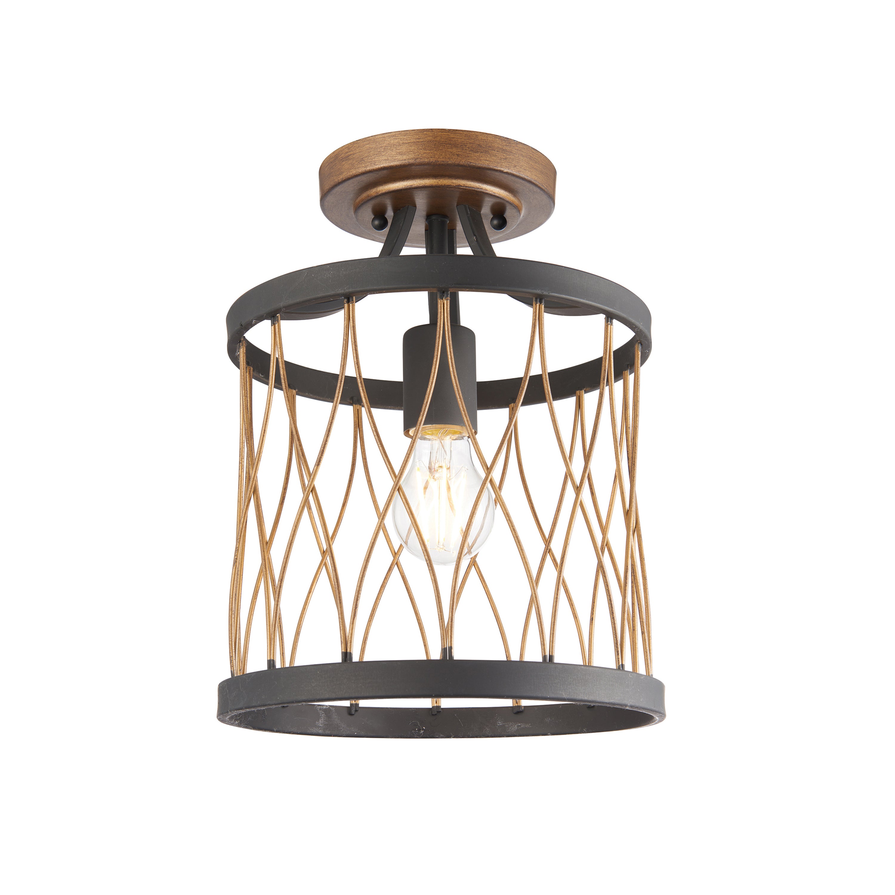 Heston Ceiling Lamp - Steel | Migo Interiors
