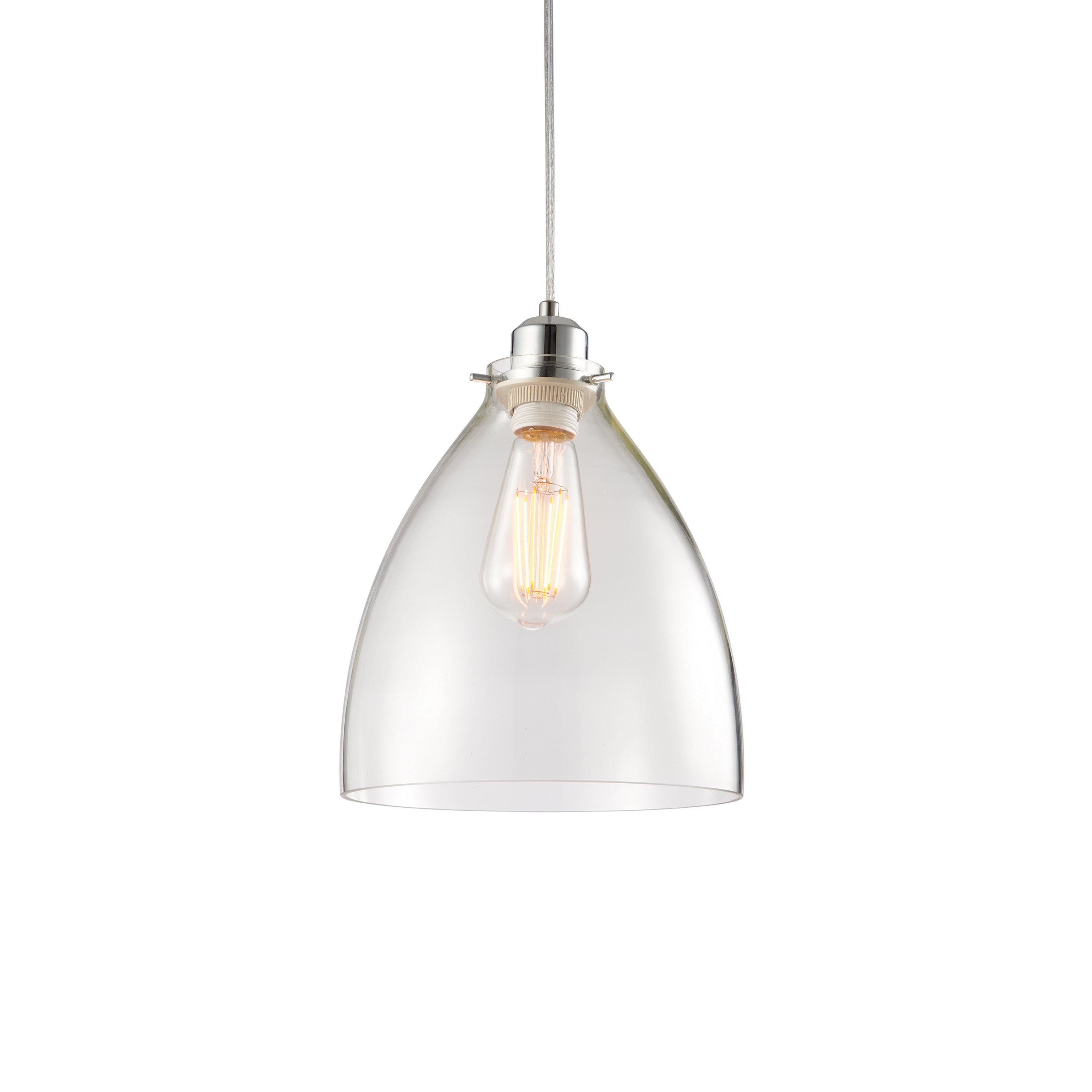 Elstow Shade - Glass / Steel | Migo Interiors