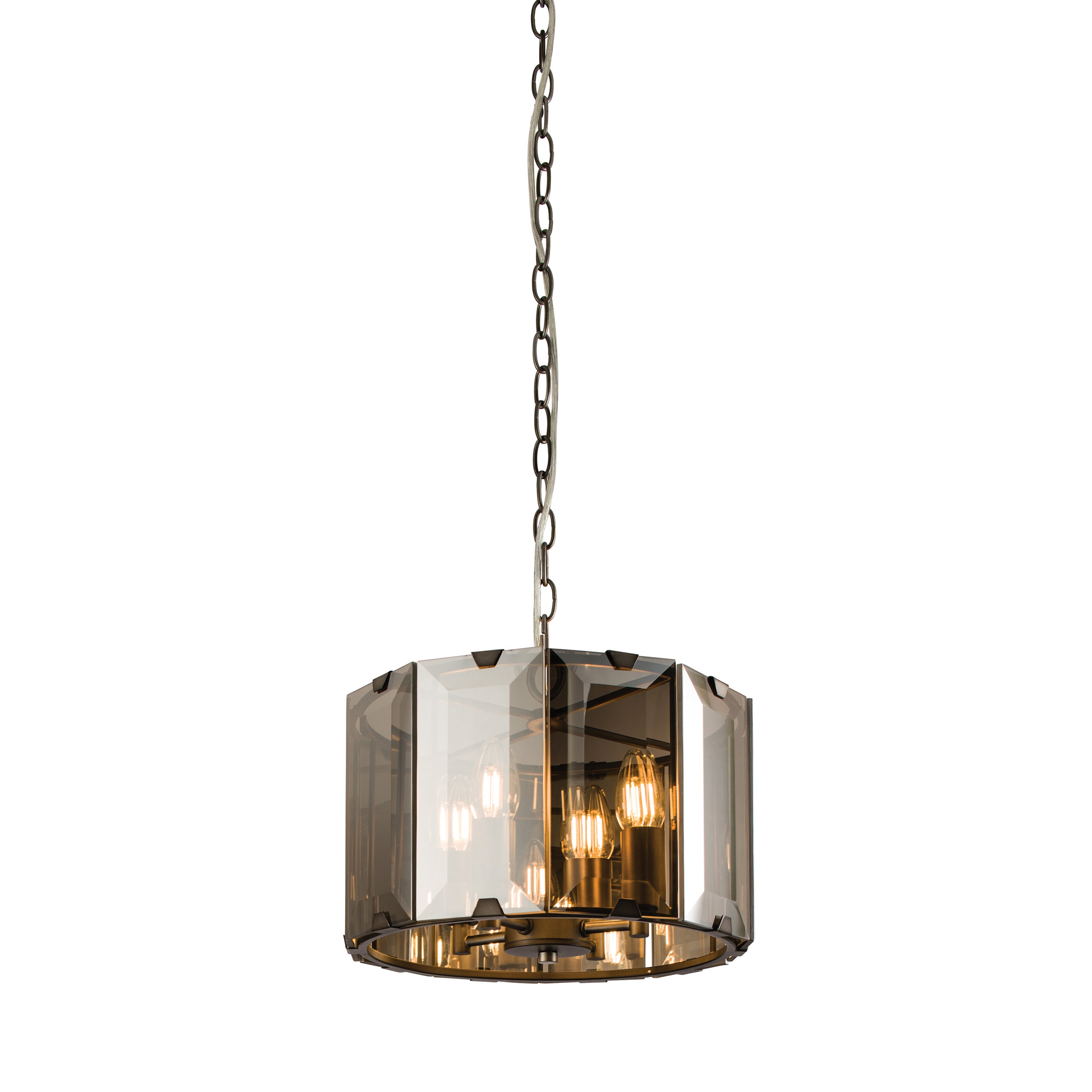 Clooney 4 Pendant Light - Glass / Steel | Migo Interiors