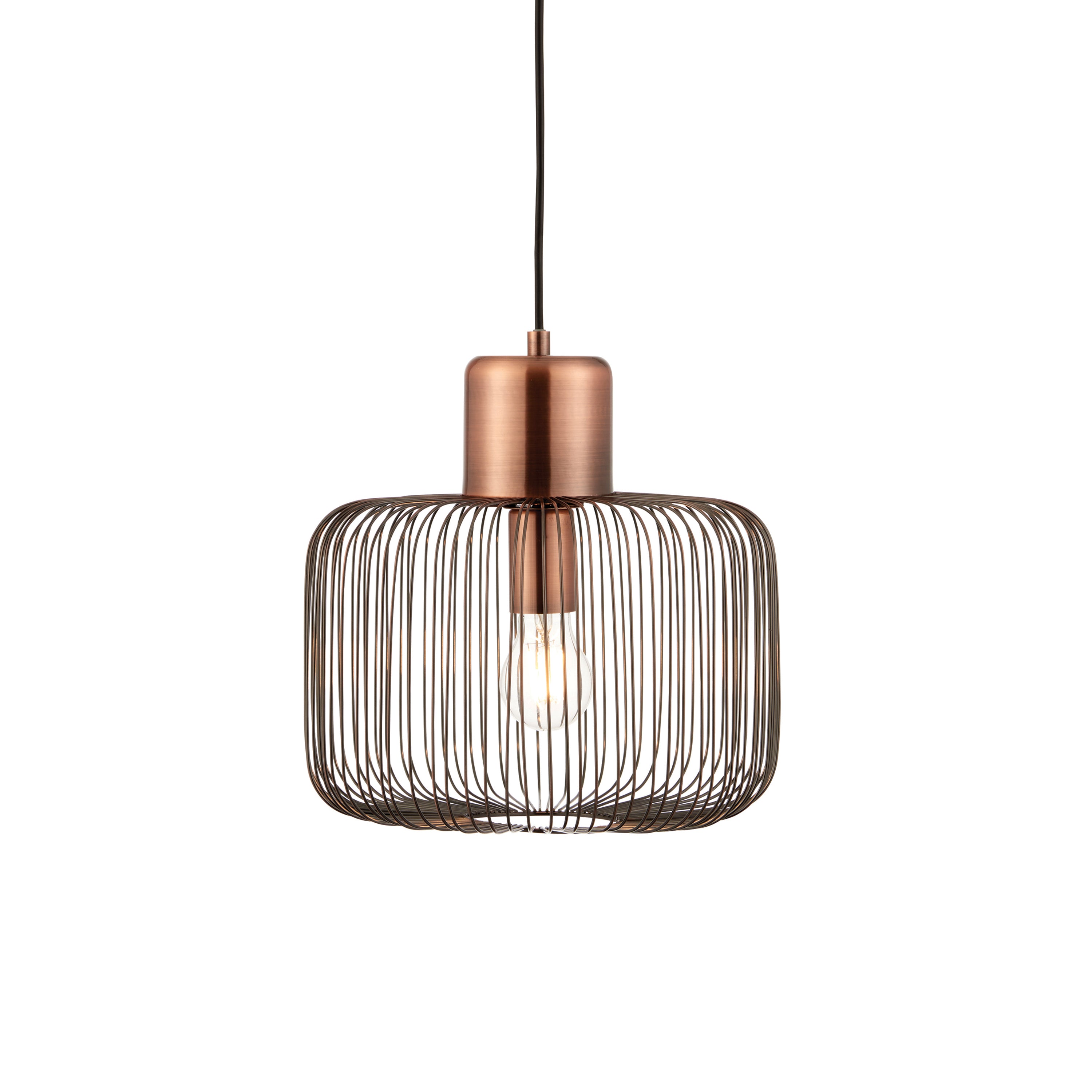 Nicola Pendant Light 350-1300mm - Steel | Migo Interiors