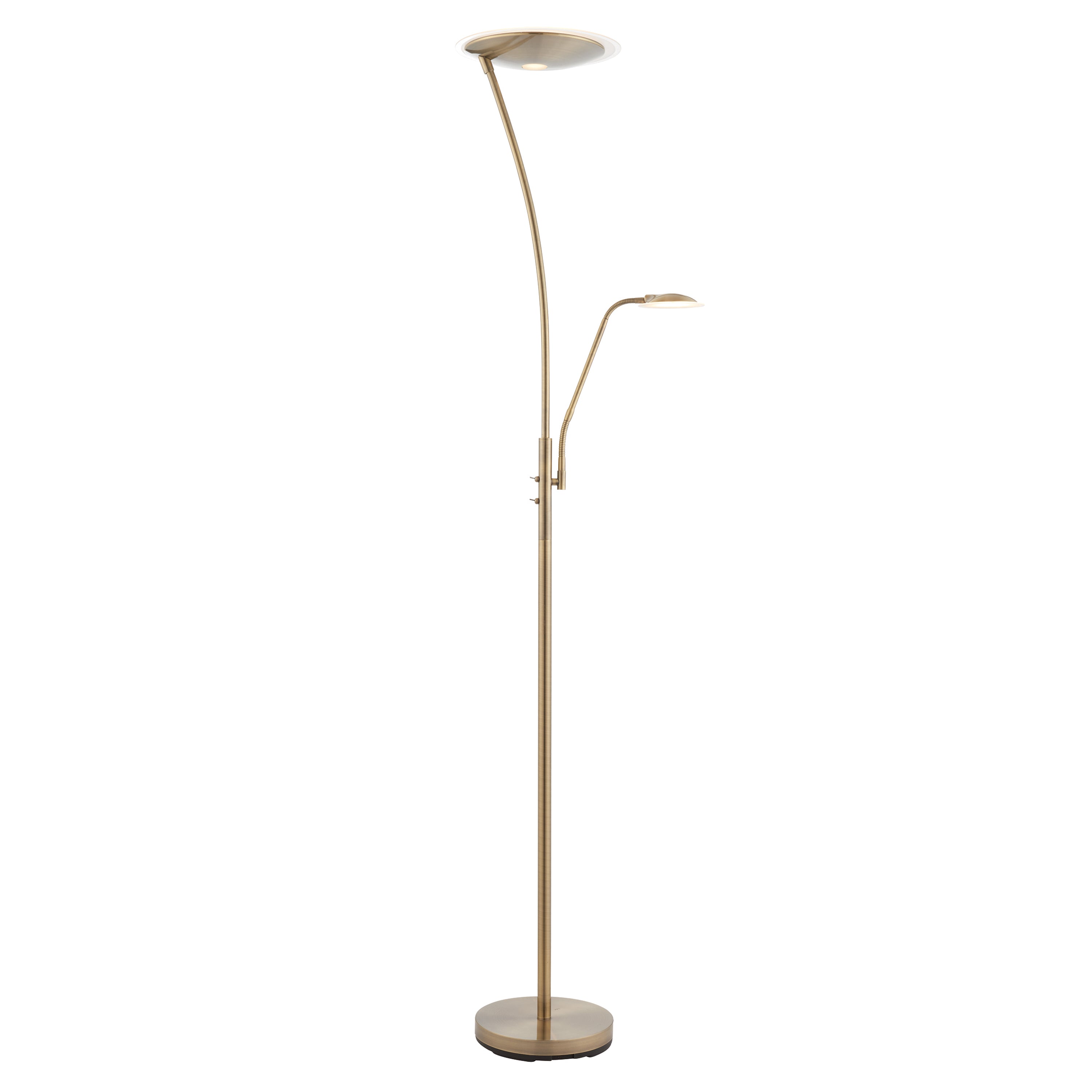 Alassio Floor Lamp Antique Brass | Migo Interiors
