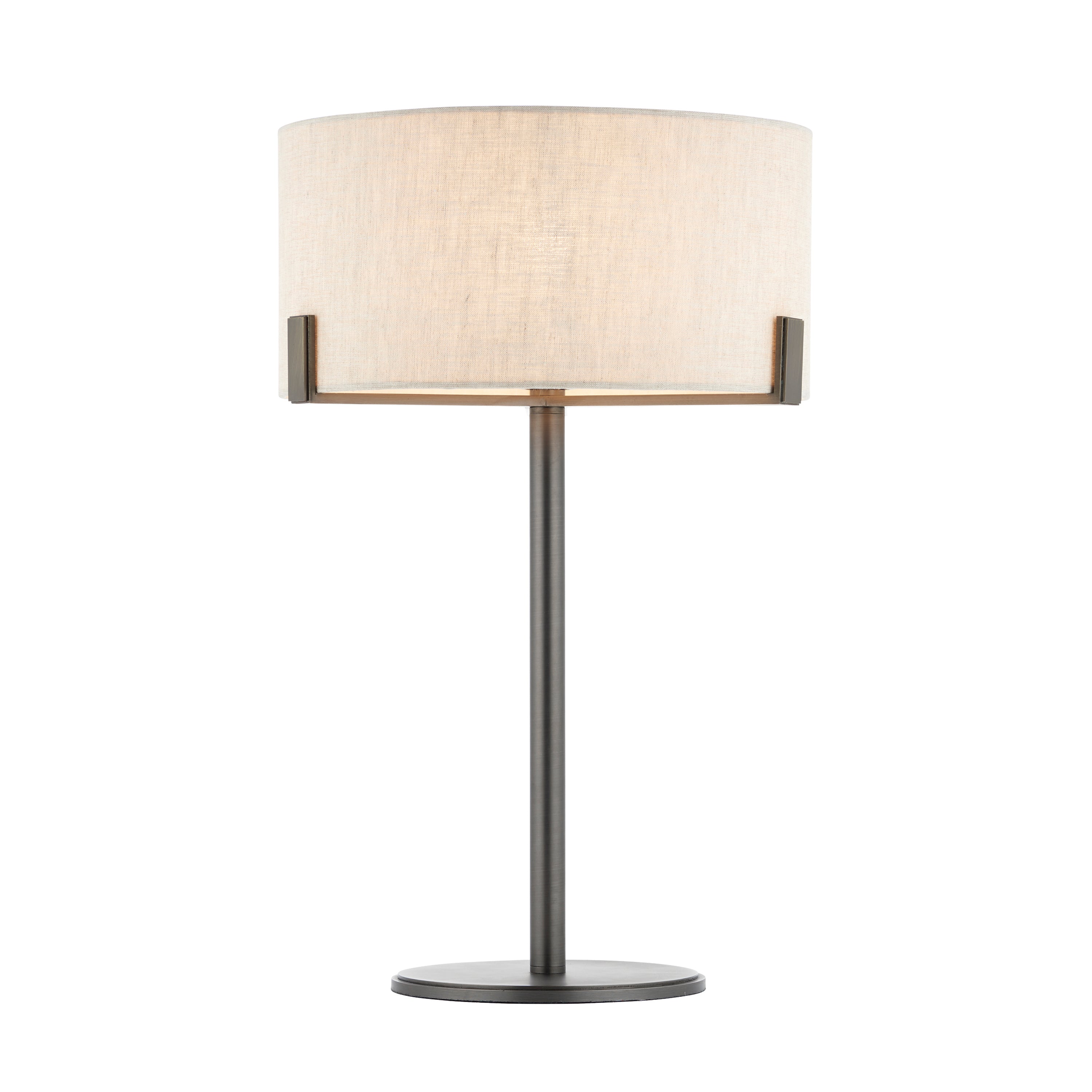 Hayfield Table Lamp Bronze/Natural - Fabric / Steel | Migo Interiors
