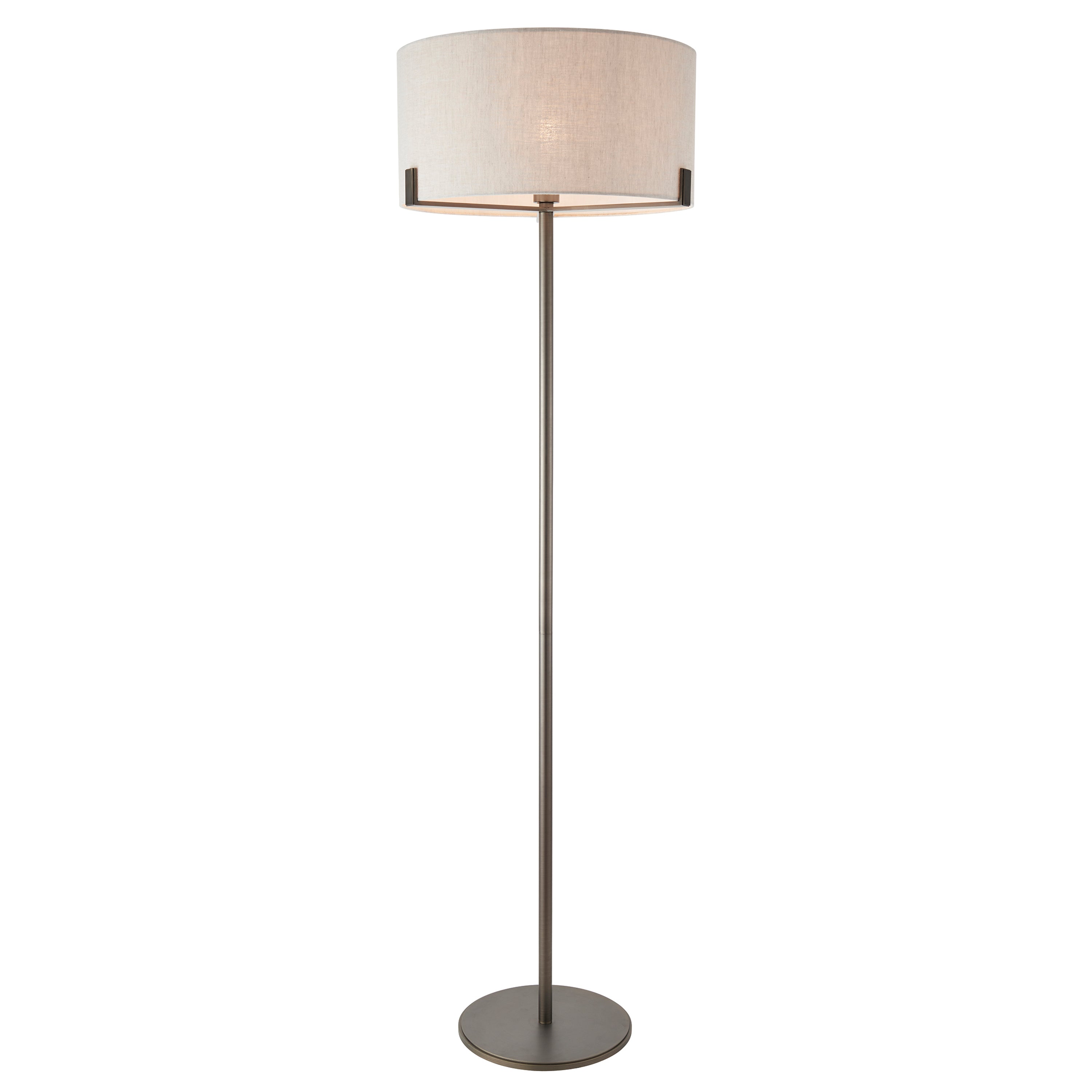 Hayfield Floor Lamp Bronze/Natural - Fabric / Steel | Migo Interiors
