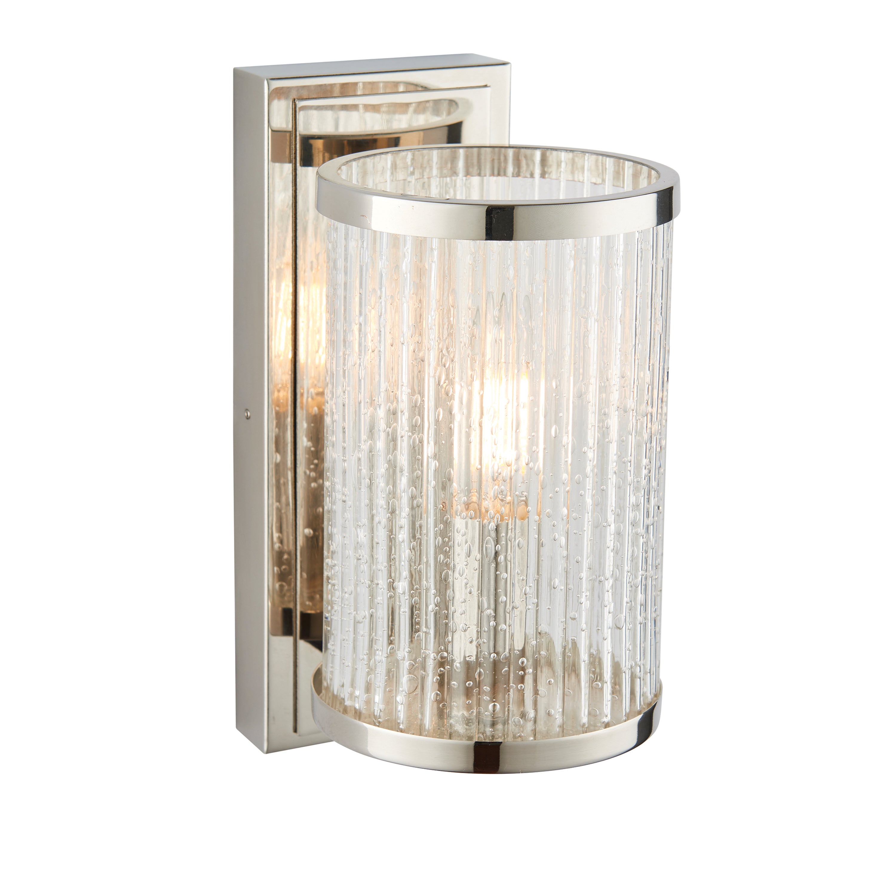 Easton Wall Light - Glass / Steel | Migo Interiors