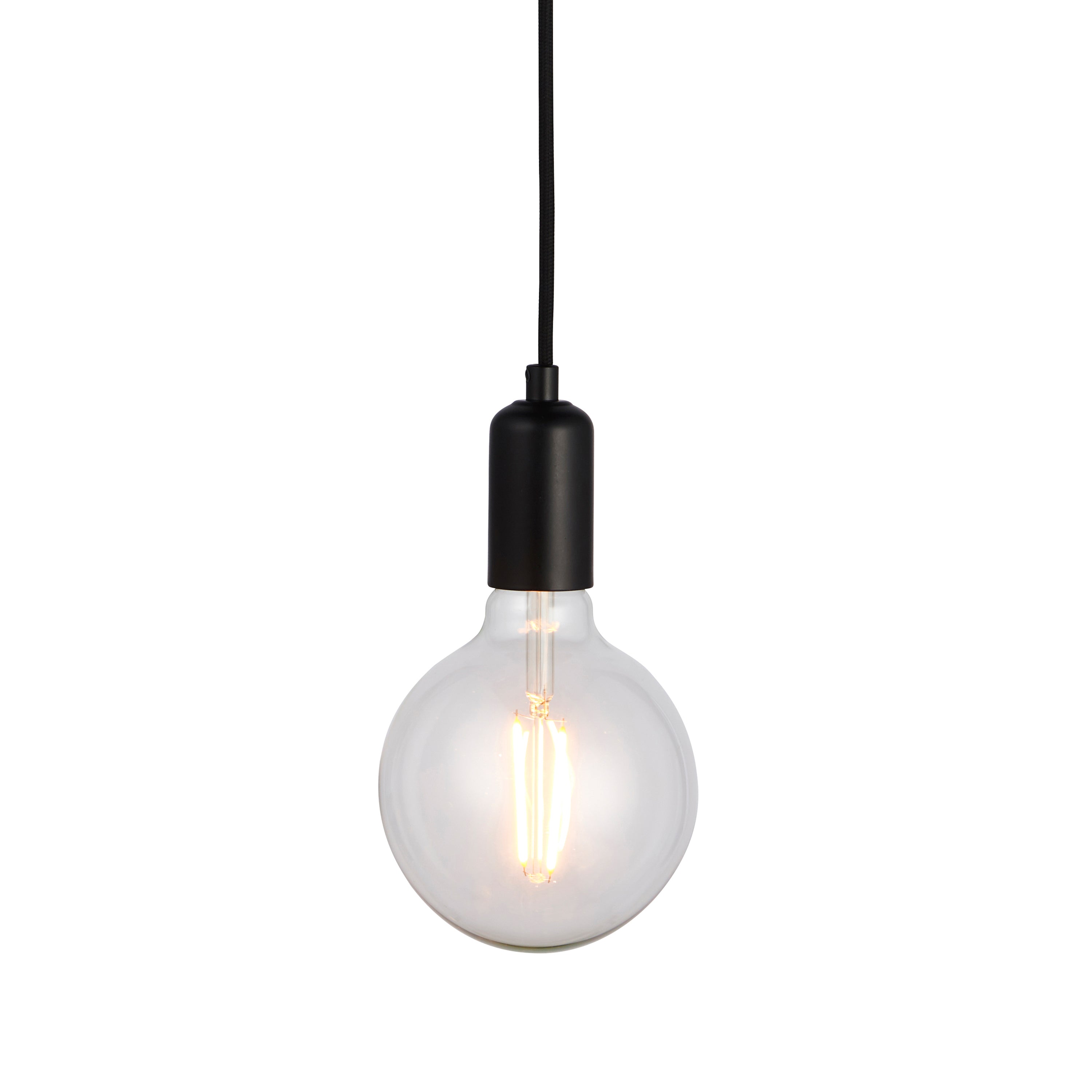 Studio Pendant Light Matt Black - Steel | Migo Interiors