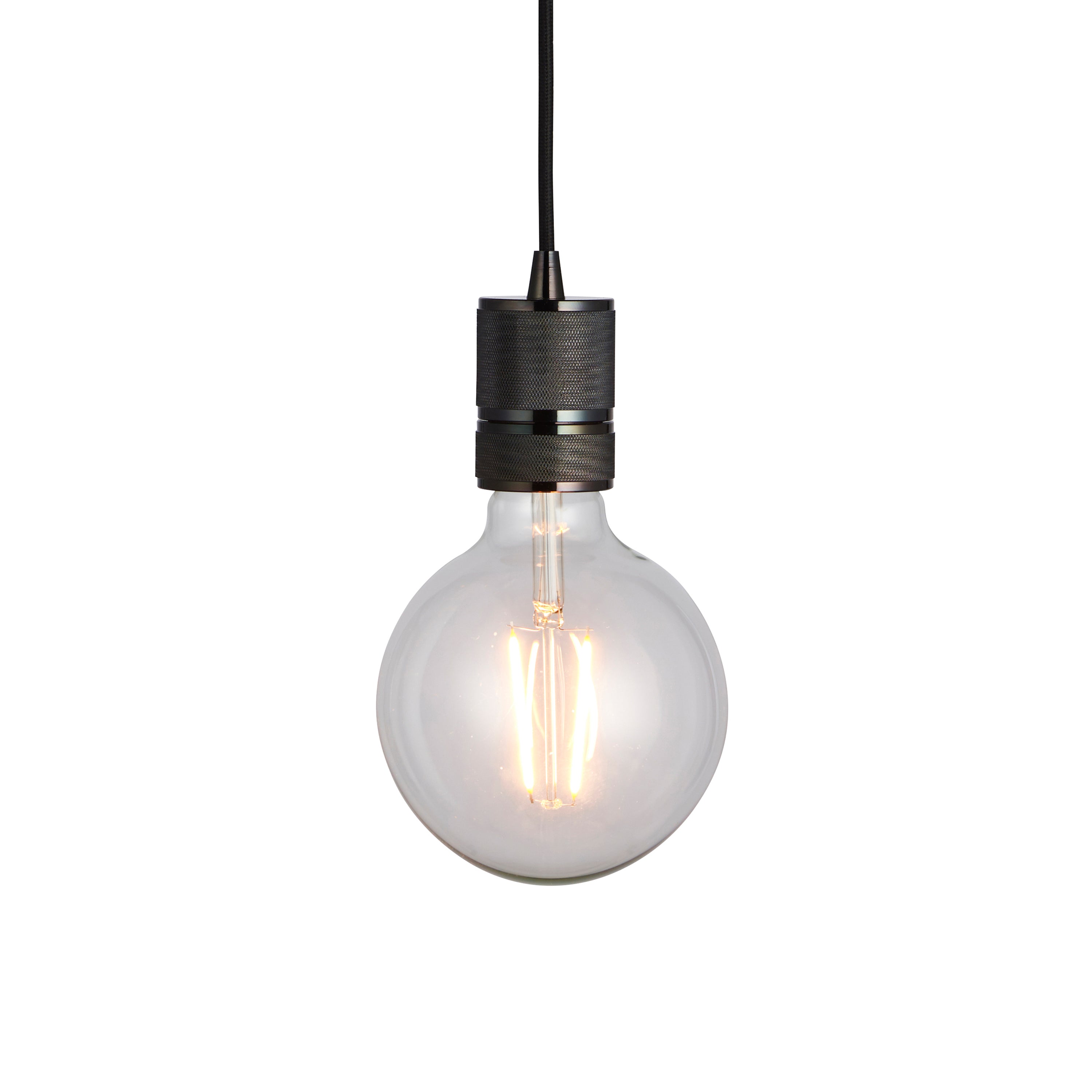 Urban Pendant Light Black Chrome - Steel | Migo Interiors